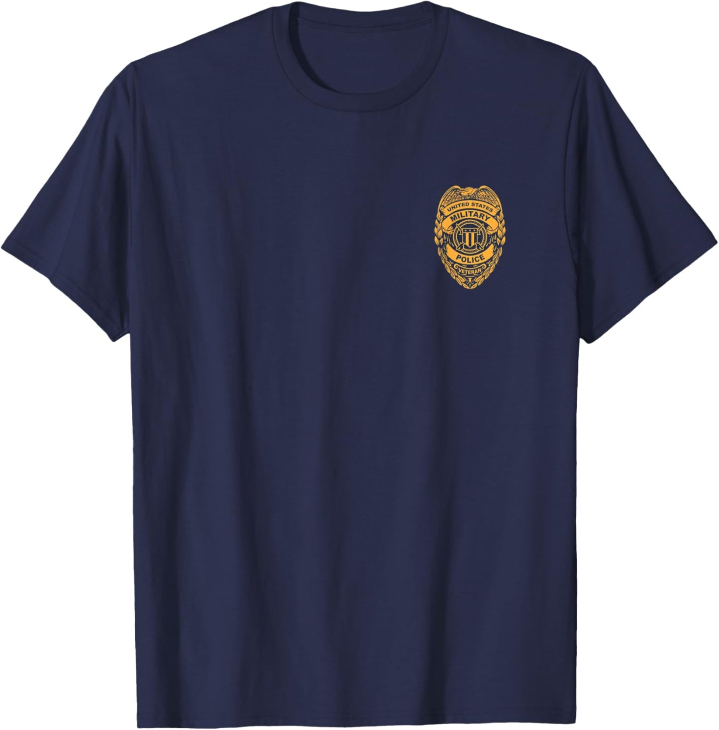 United States Military Police Veteran Badge Illustration T-Shirt - T-Shirt | Navy