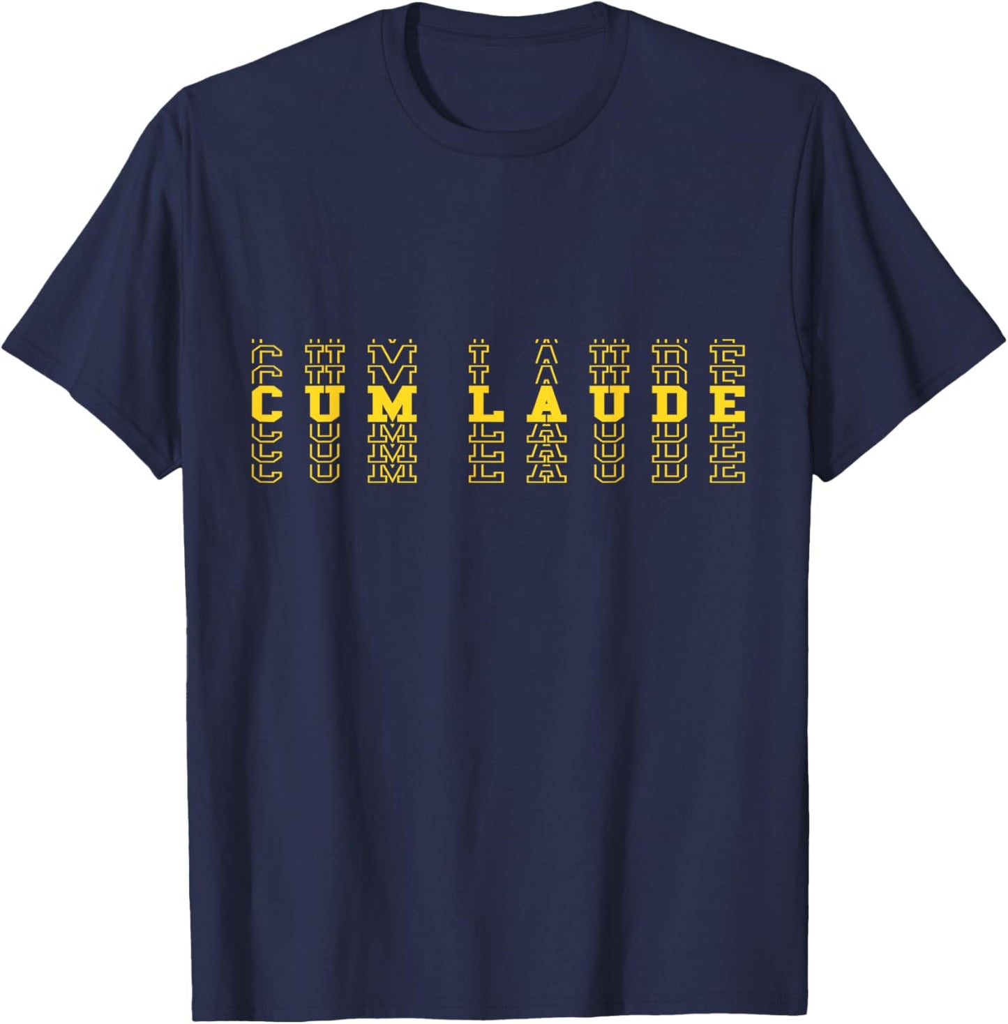 Class Of 2023 Cum Laude Graduate 2023 Graduation Honor T-Shirt - T-Shirt | Navy