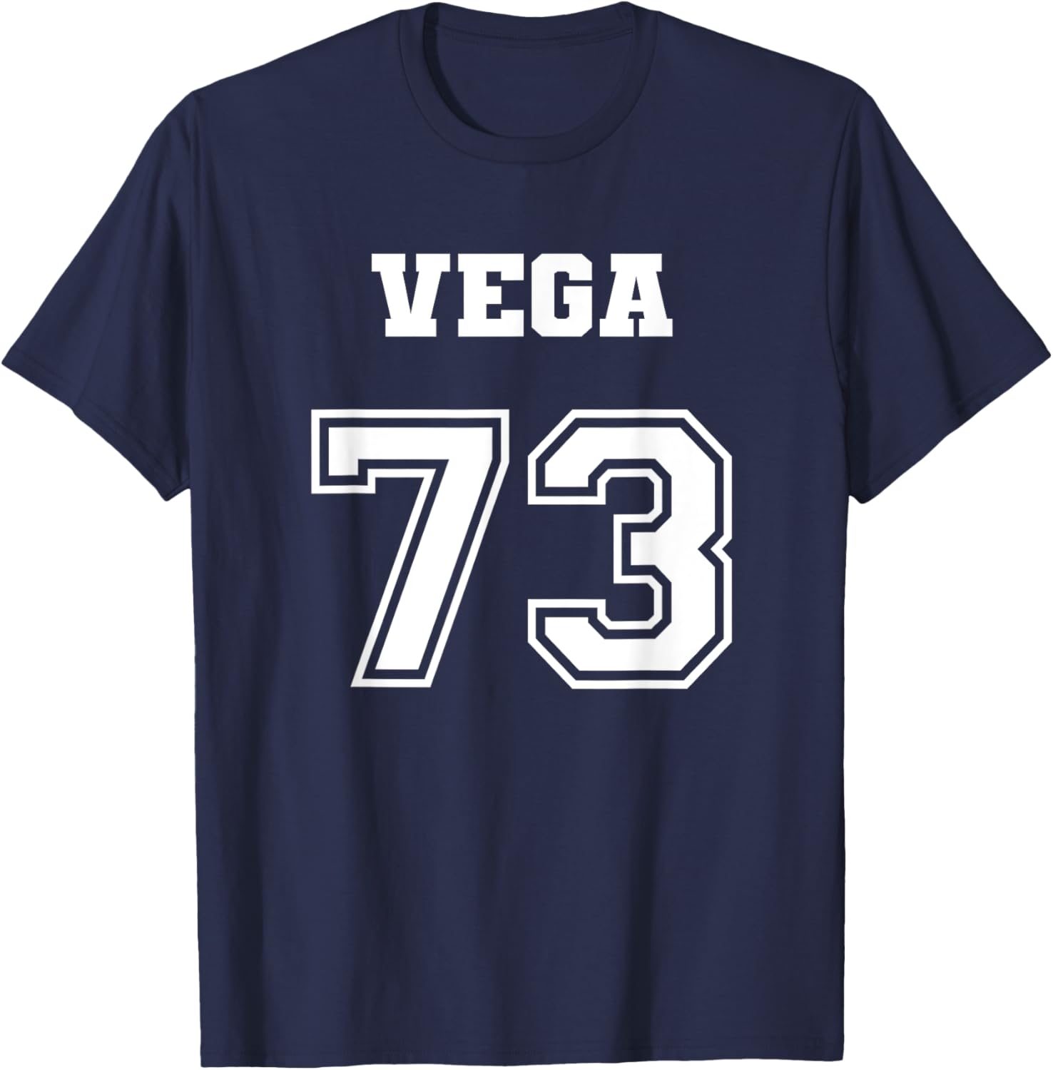 Jersey Style 1973 73 Vega Vintage Drag Racing Car T-Shirt - T-Shirt | Navy