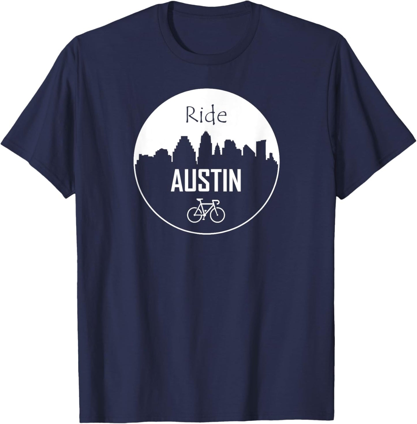 Ride Austin Cycling T-Shirt - T-Shirt | Navy