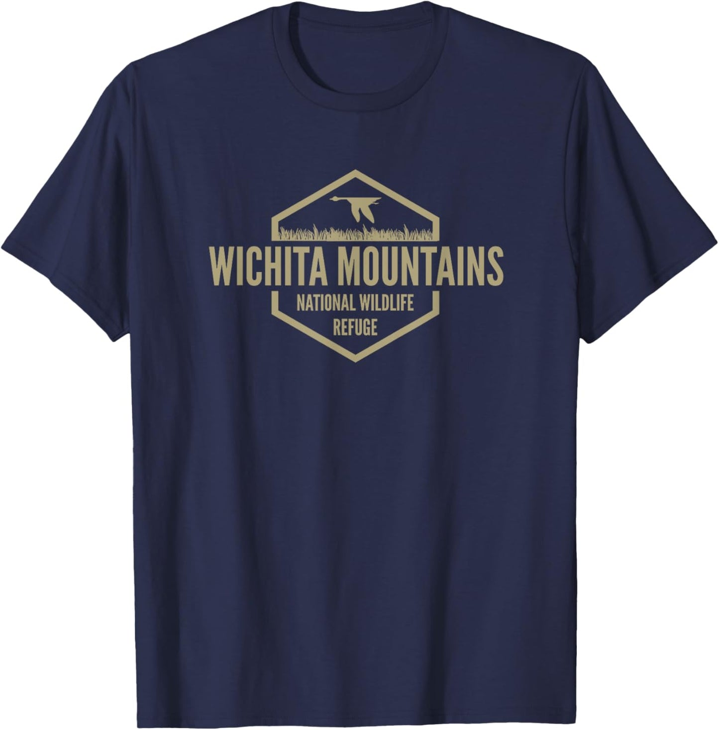 Wichita Mountains Wildlife Refuge T-Shirt - T-Shirt | Navy