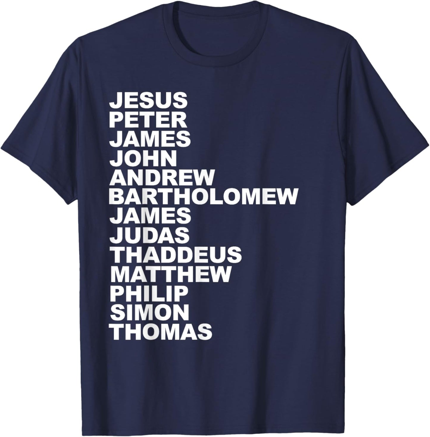 Jesus Apostles T-Shirt - T-Shirt | Navy