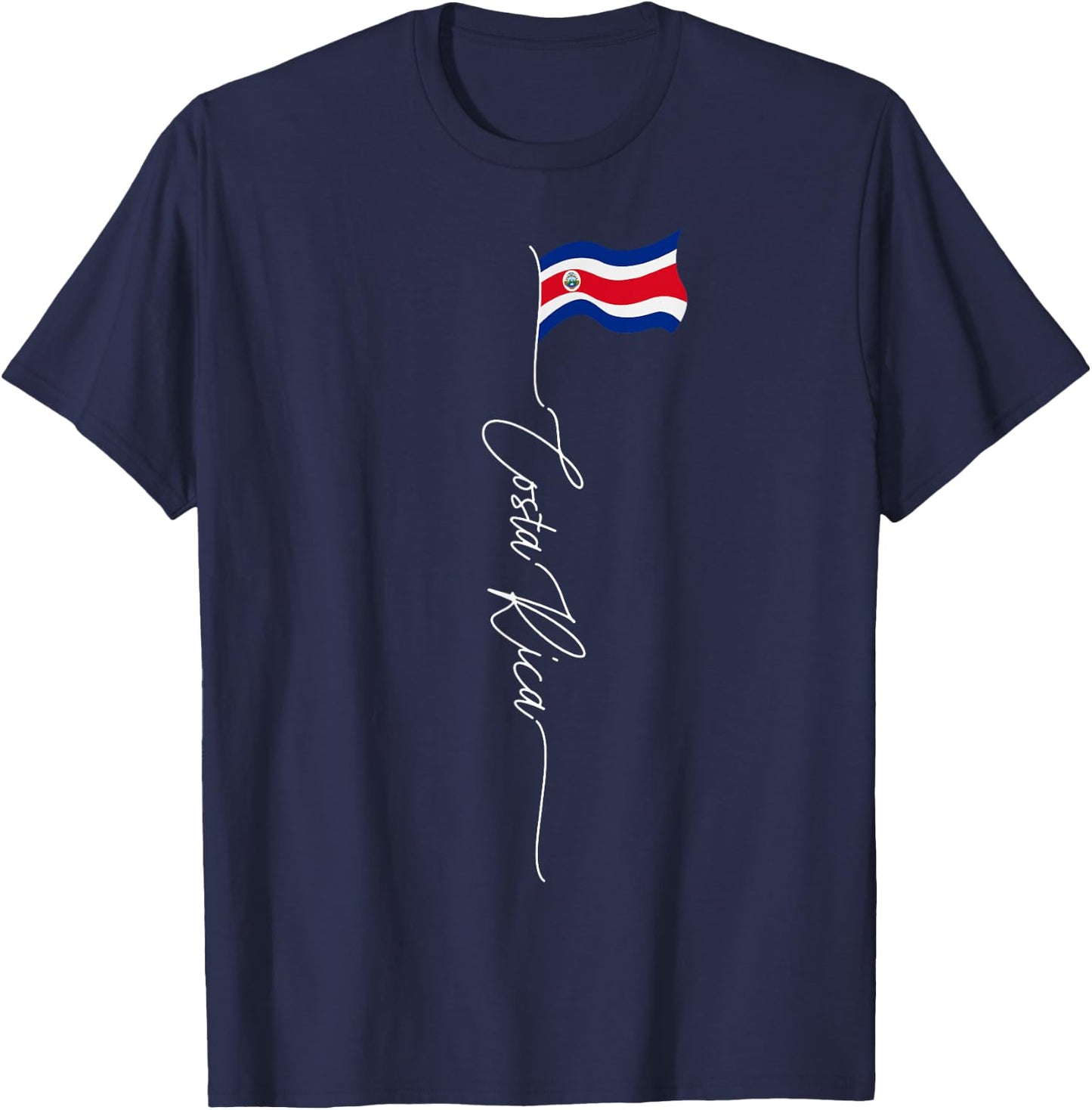 Costa Rica Bandera de Costa Rica, Costa Rican patriotic flag T-Shirt - T-Shirt | Navy