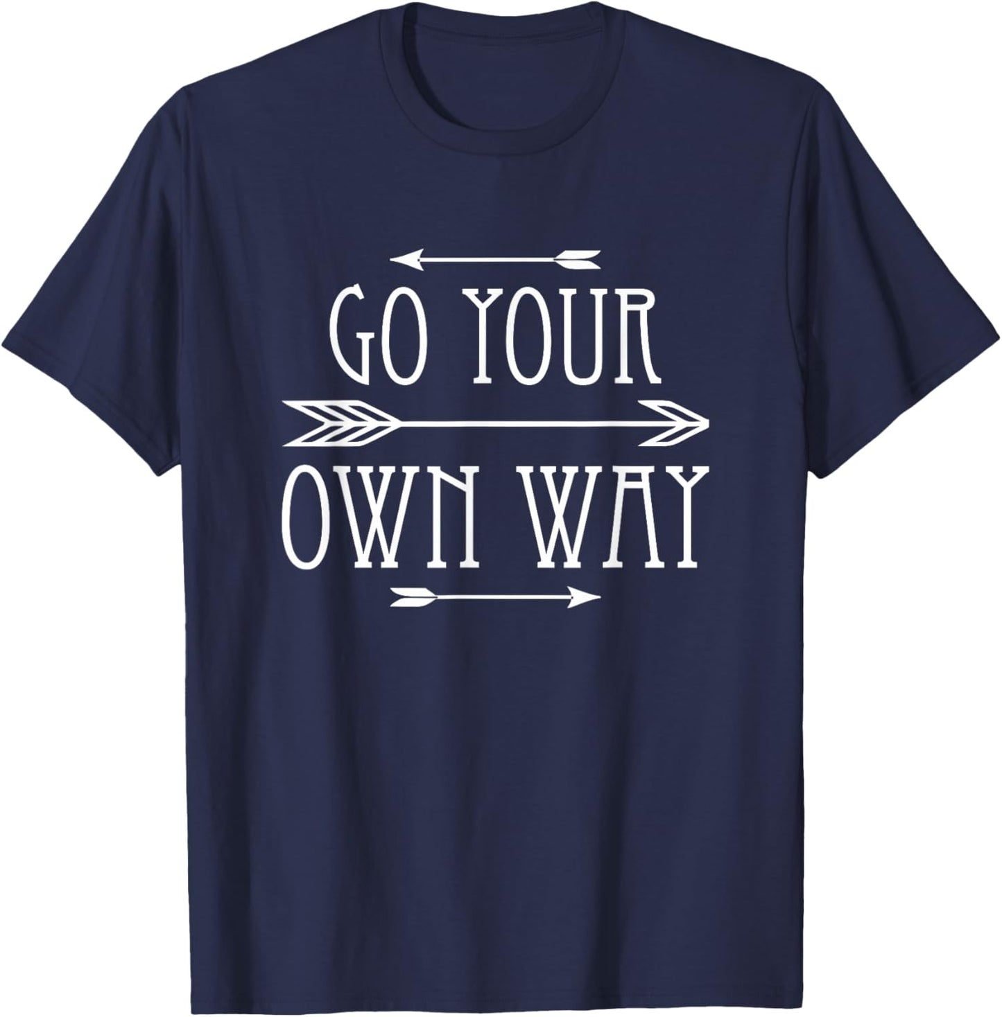 Go Your Own Way T-Shirt - T-Shirt | Navy