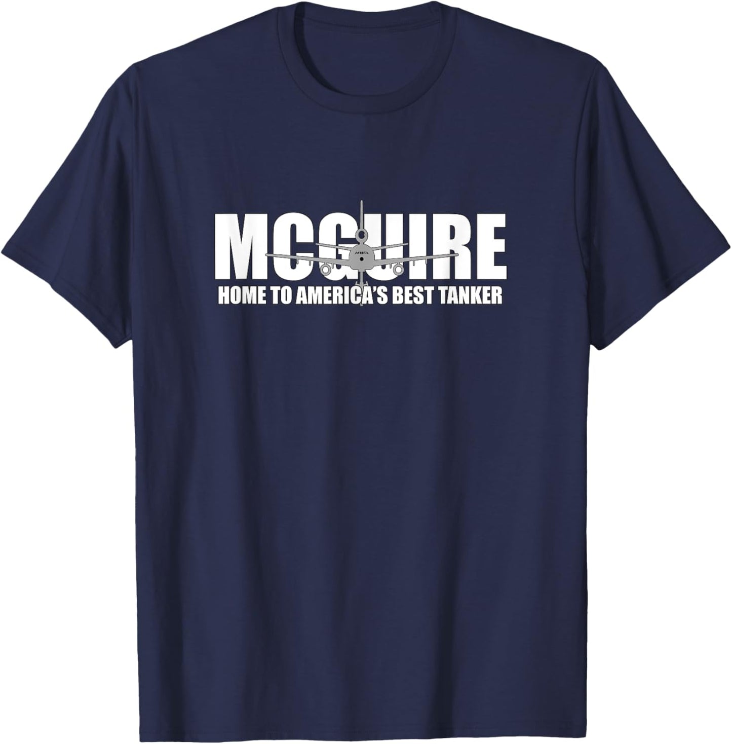 KC10 Extender Airplane McGuire AFB Home Funny Aviation T-Shirt - T-Shirt | Navy