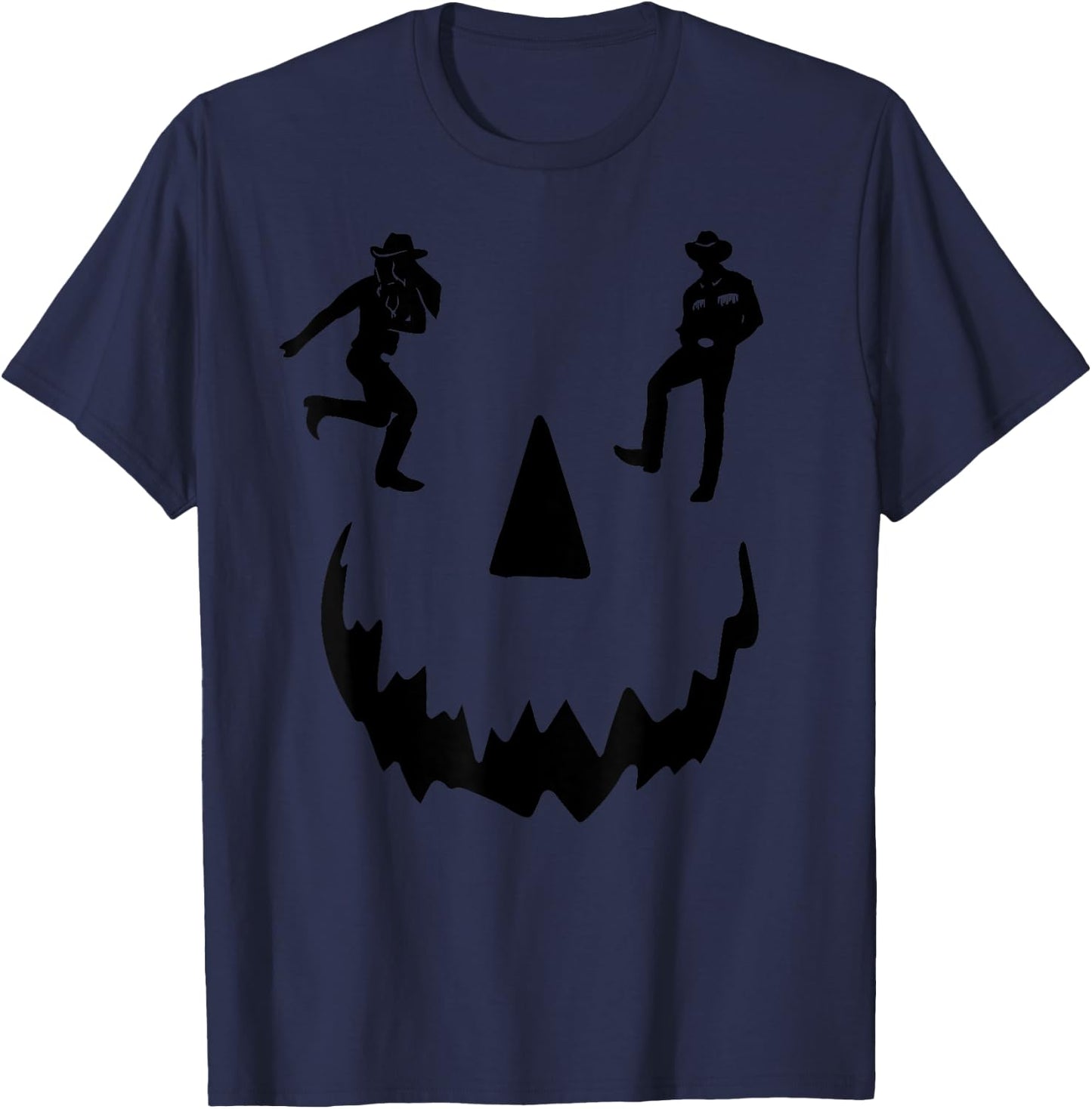 pumpkin line dancing halloween, Line Dance halloween T-Shirt - T-Shirt | Navy