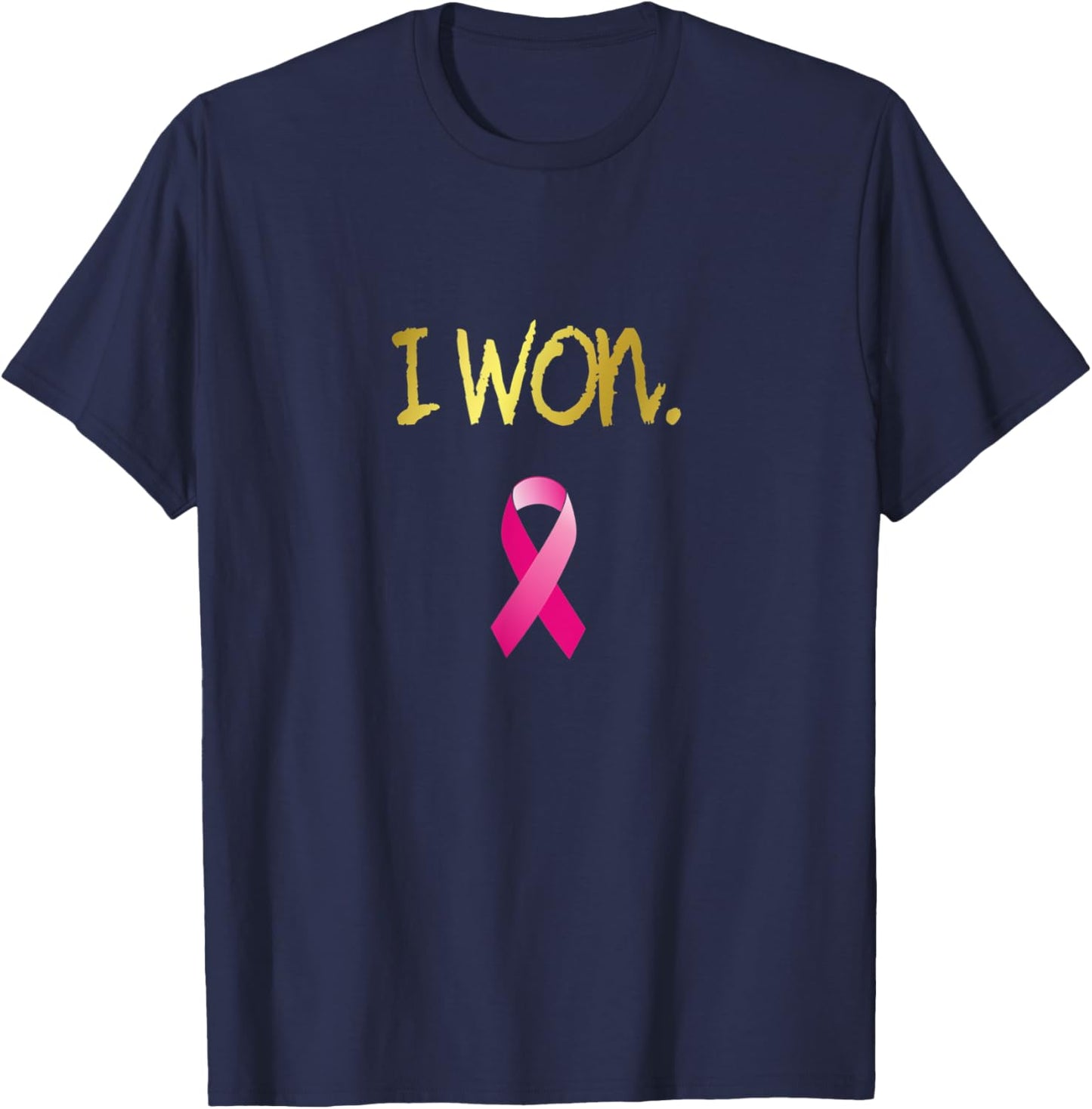 Survivor Breast Cancer Awareness T-Shirt - T-Shirt | Navy