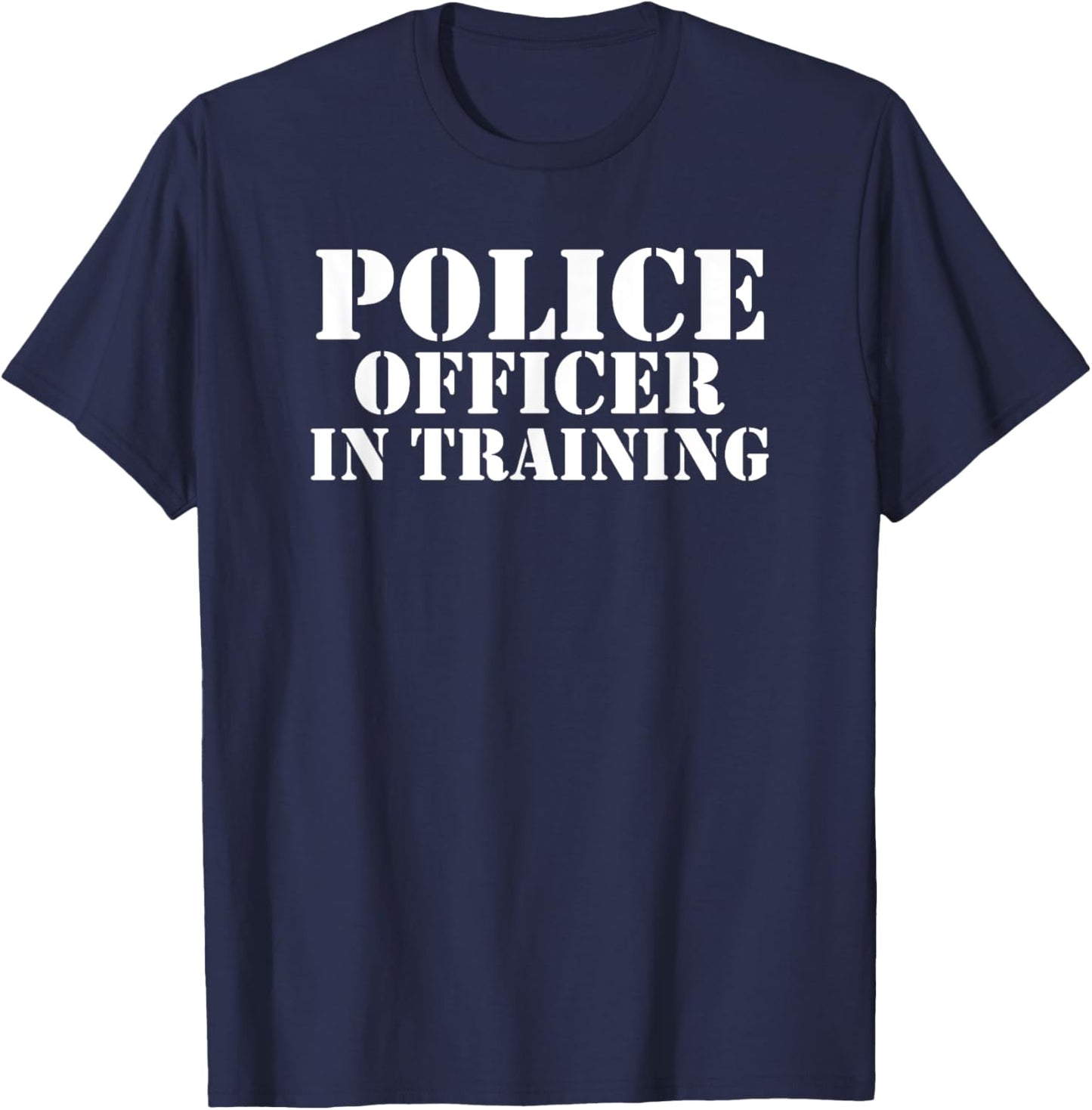 Police Officer In Training For Policemen Trainee Future Cop T-Shirt - T-Shirt | Navy