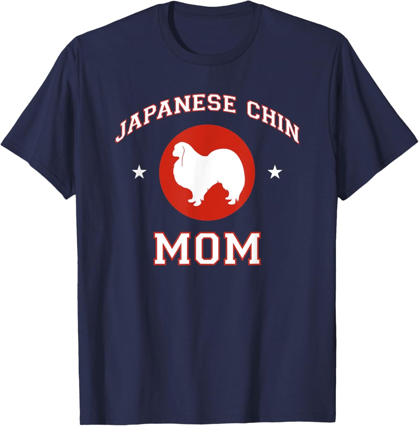Japanese Chin Mom T-Shirt - T-Shirt | Navy