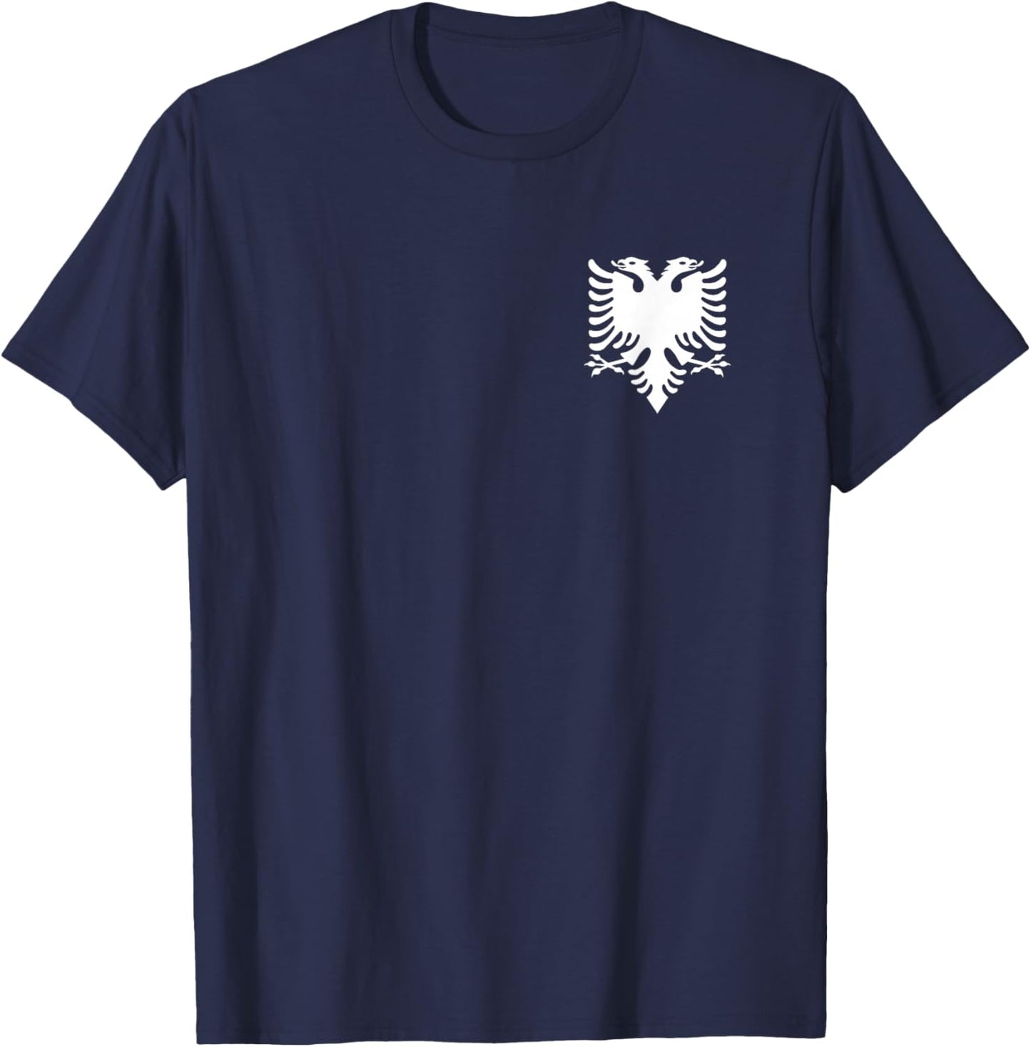 Albanian Flag Shqip Shqiponja Albanian Eagle Albania T-Shirt - T-Shirt | Navy