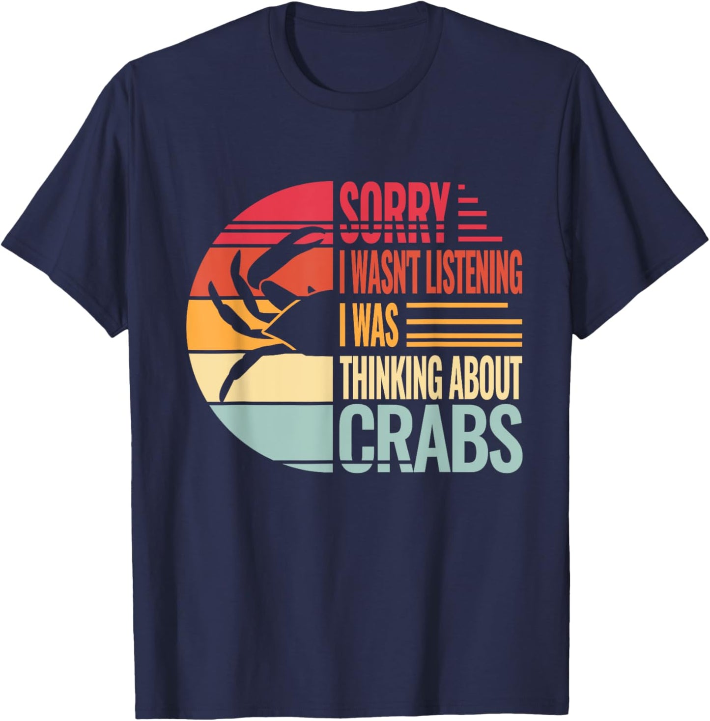 Crab Crabmeat Seafood Crabbing Crabs Crabby T-Shirt - T-Shirt | Navy