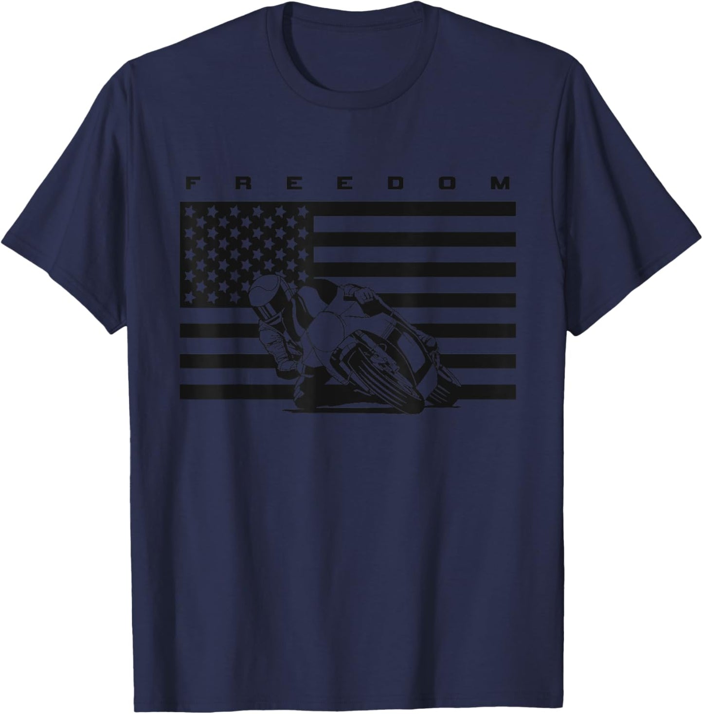 Motorcycle Apparel - Motorcycle T-Shirt - T-Shirt | Navy