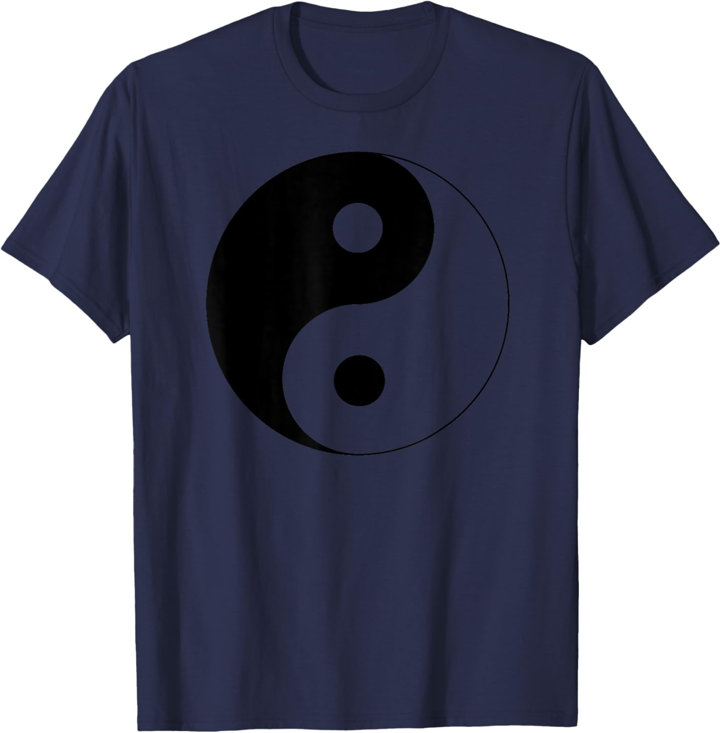 Ying Yang Feng Shui Taijitu Yin Yang T-Shirt - T-Shirt | Navy