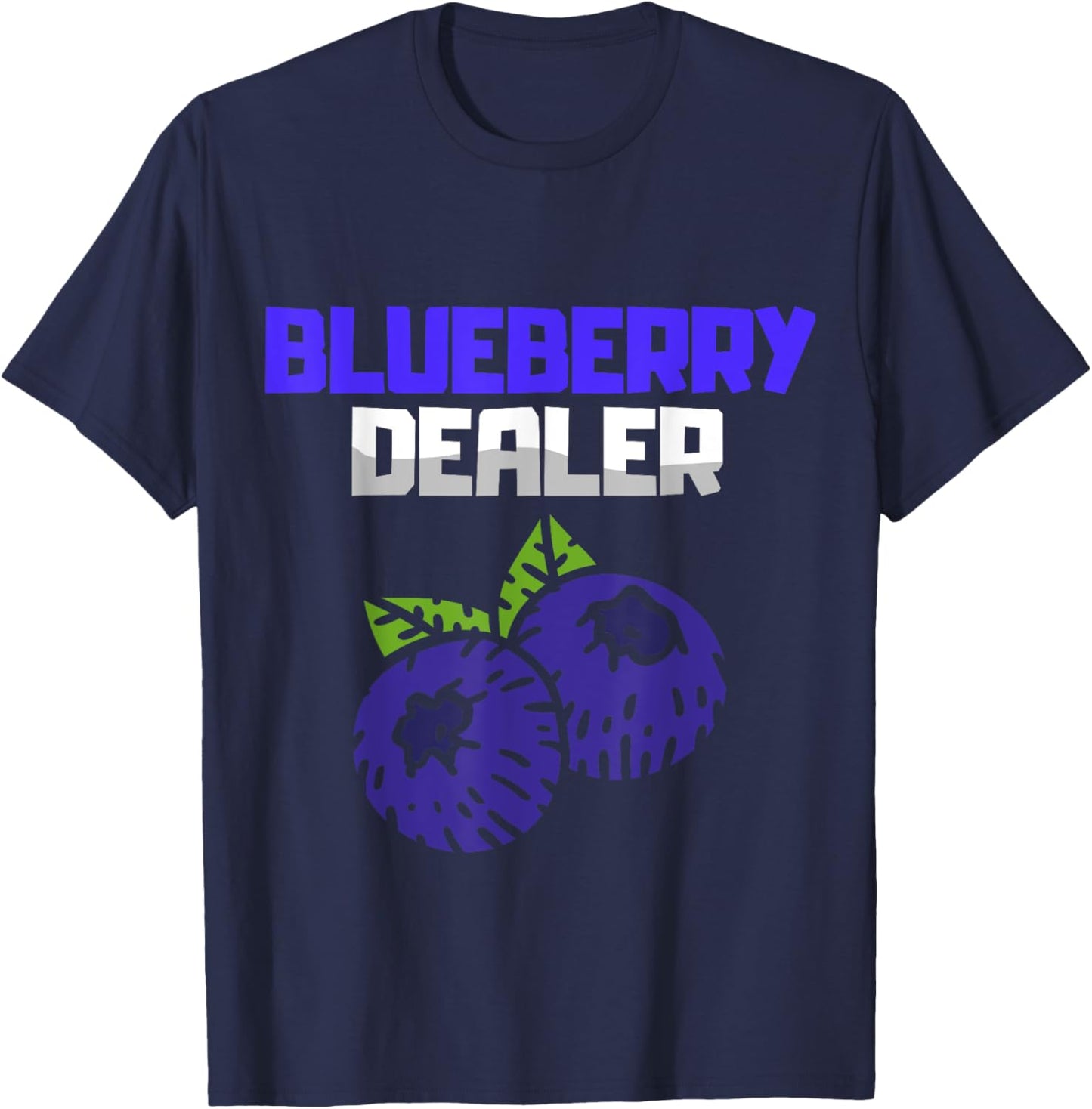 I LOVE BLUEBERRIES, Blueberry, Blueberry farmer Halloween T-Shirt - T-Shirt | Navy