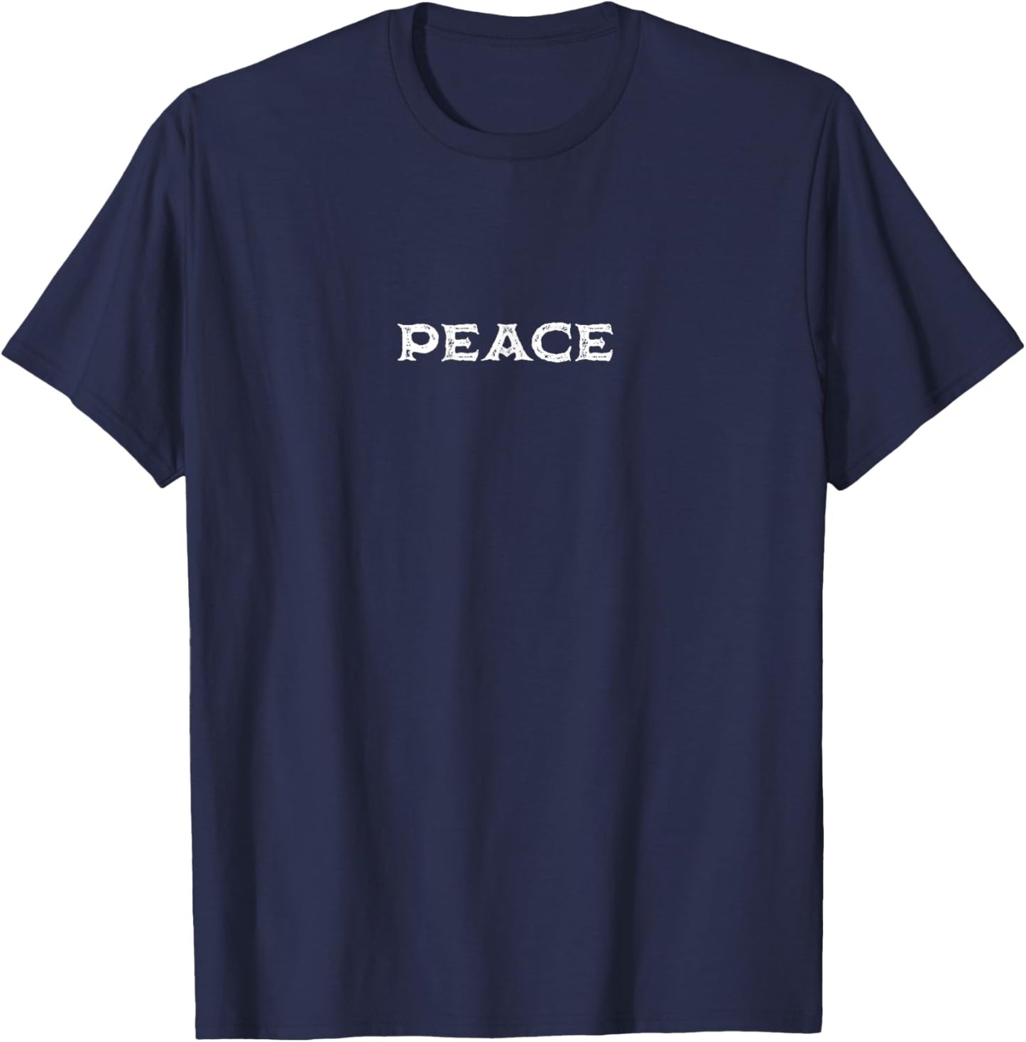 Peace A That Says Peace T-Shirt - T-Shirt | Navy