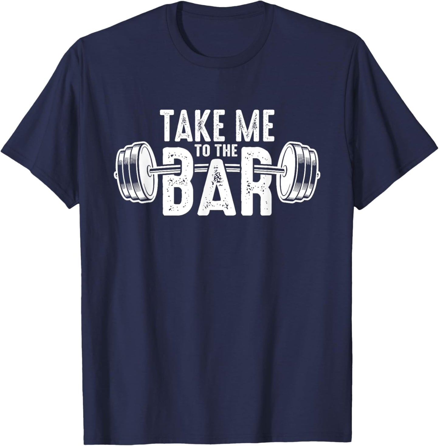 Funny Muscle Gym Fitness Weight Lifting Workout T-Shirt - T-Shirt | Navy