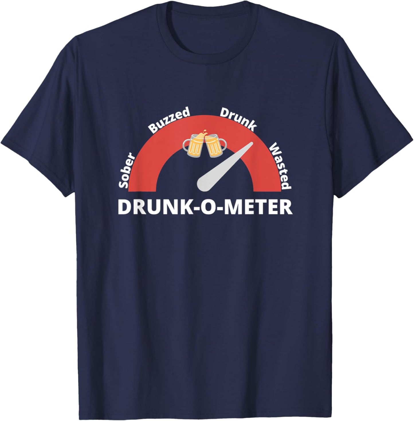 Drunk-O-Meter T-Shirt - T-Shirt | Navy