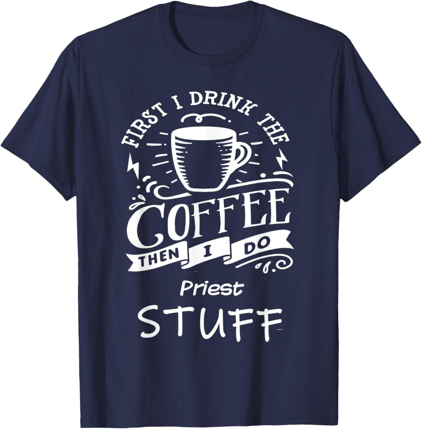 Funny Priest T-Shirt - T-Shirt | Navy