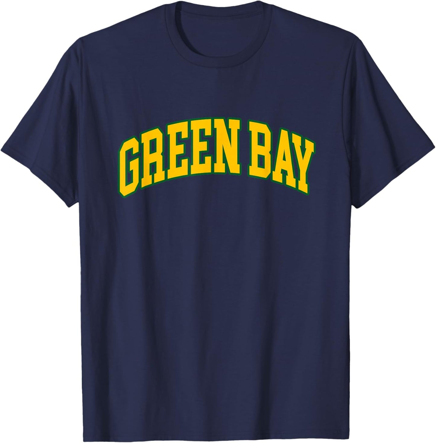 Green Bay - Throwback Design - Classic T-Shirt - T-Shirt | Navy