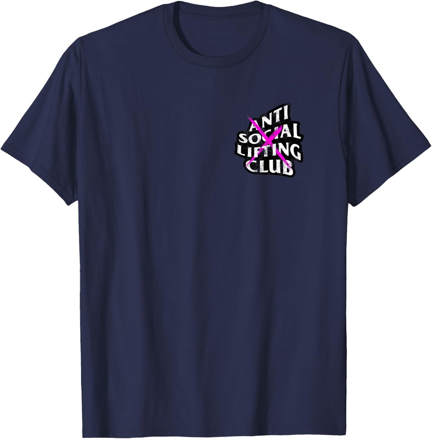 ANTI SOCIAL LIFTING CLUB - Fitness T-Shirt - T-Shirt | Navy
