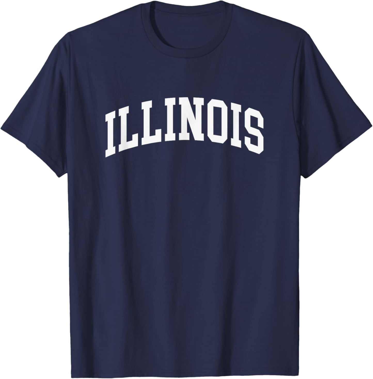 Illinois - Throwback Design - Classic T-Shirt - T-Shirt | Navy