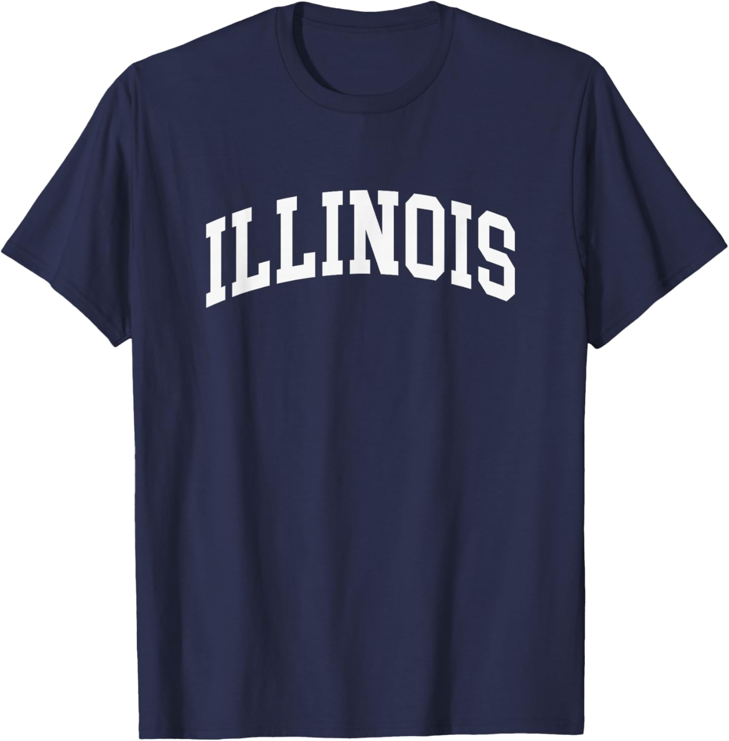 Illinois - Throwback Design - Classic T-Shirt - T-Shirt | Navy