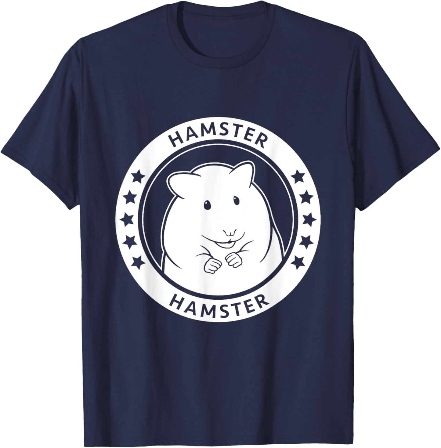 Hamster Portrait T-Shirt - T-Shirt | Navy