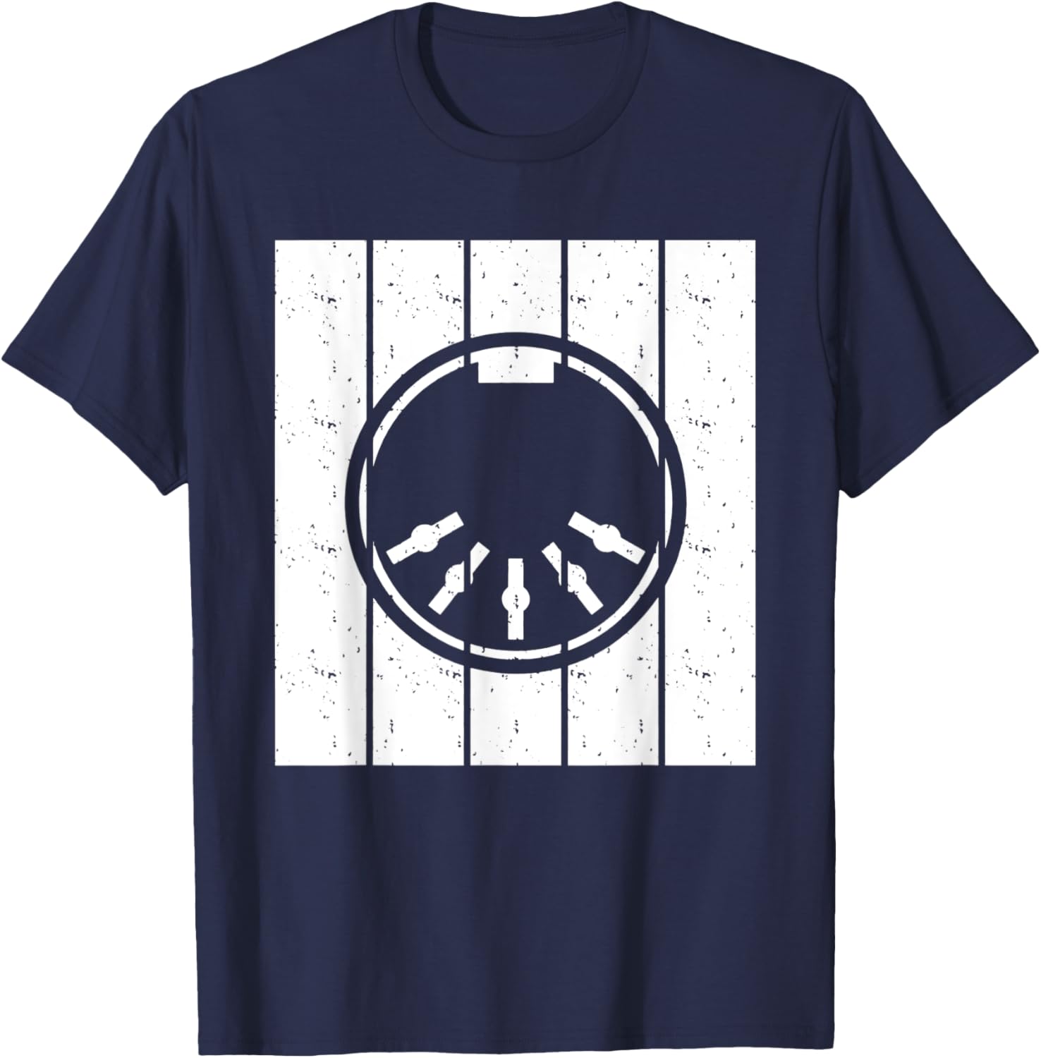 Midi Techno Synthesizer Synth Analogue Digital T-Shirt - T-Shirt | Navy