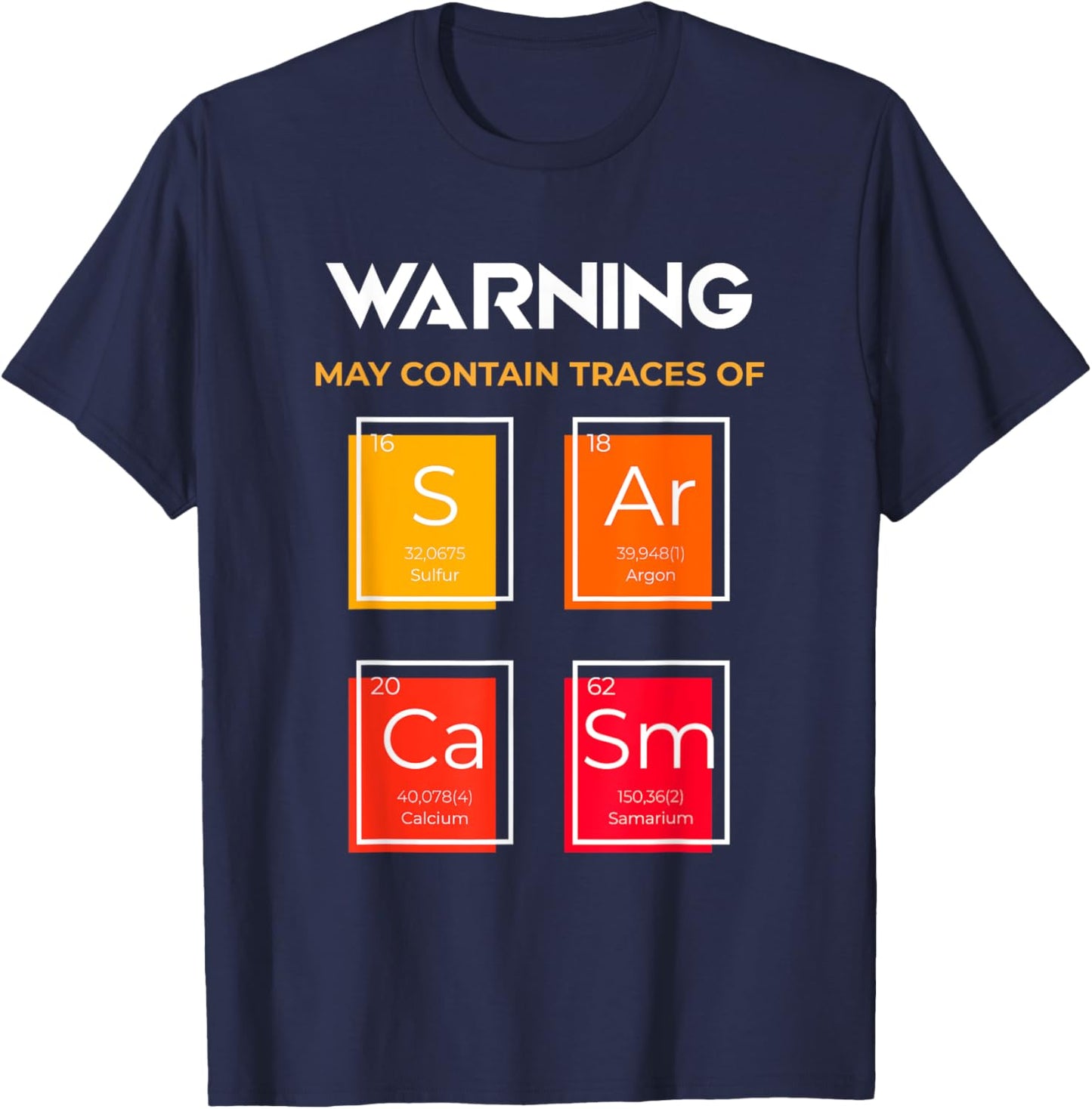 Sarcasm Science T-Shirt - T-Shirt | Navy