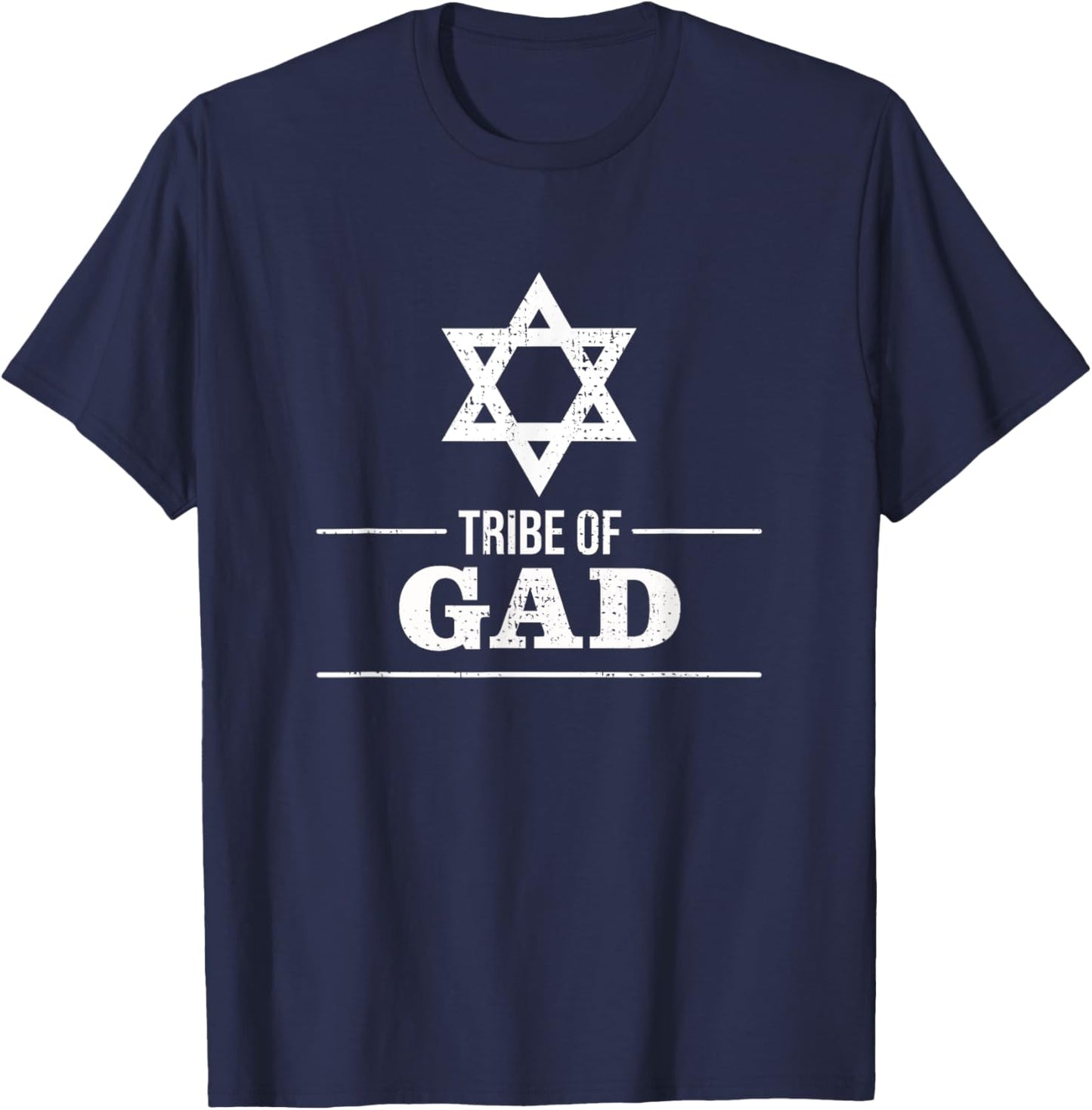 Tribe of Gad / Twelve Tribes Bible History of Israel T-Shirt - T-Shirt | Navy