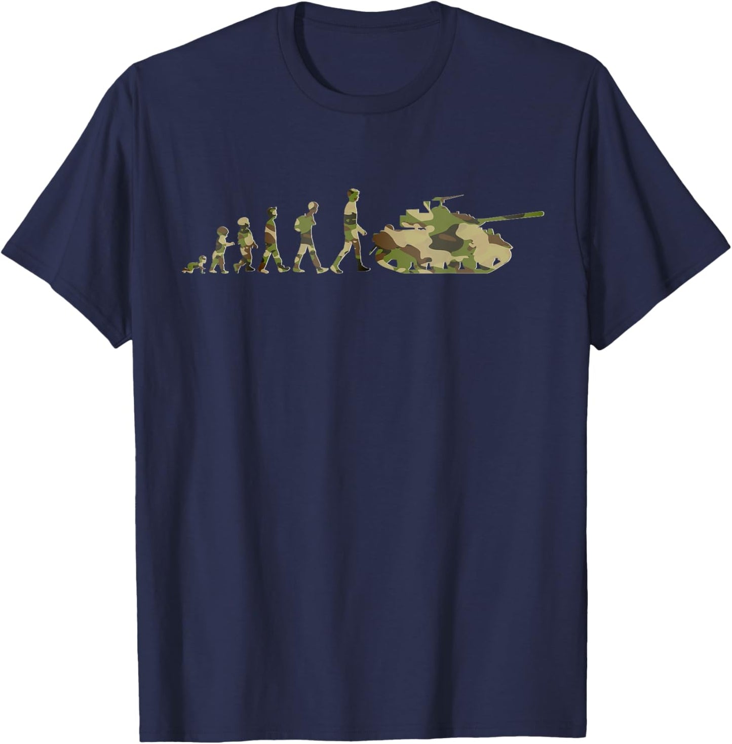 Army Evolution Tank T-Shirt - T-Shirt | Navy