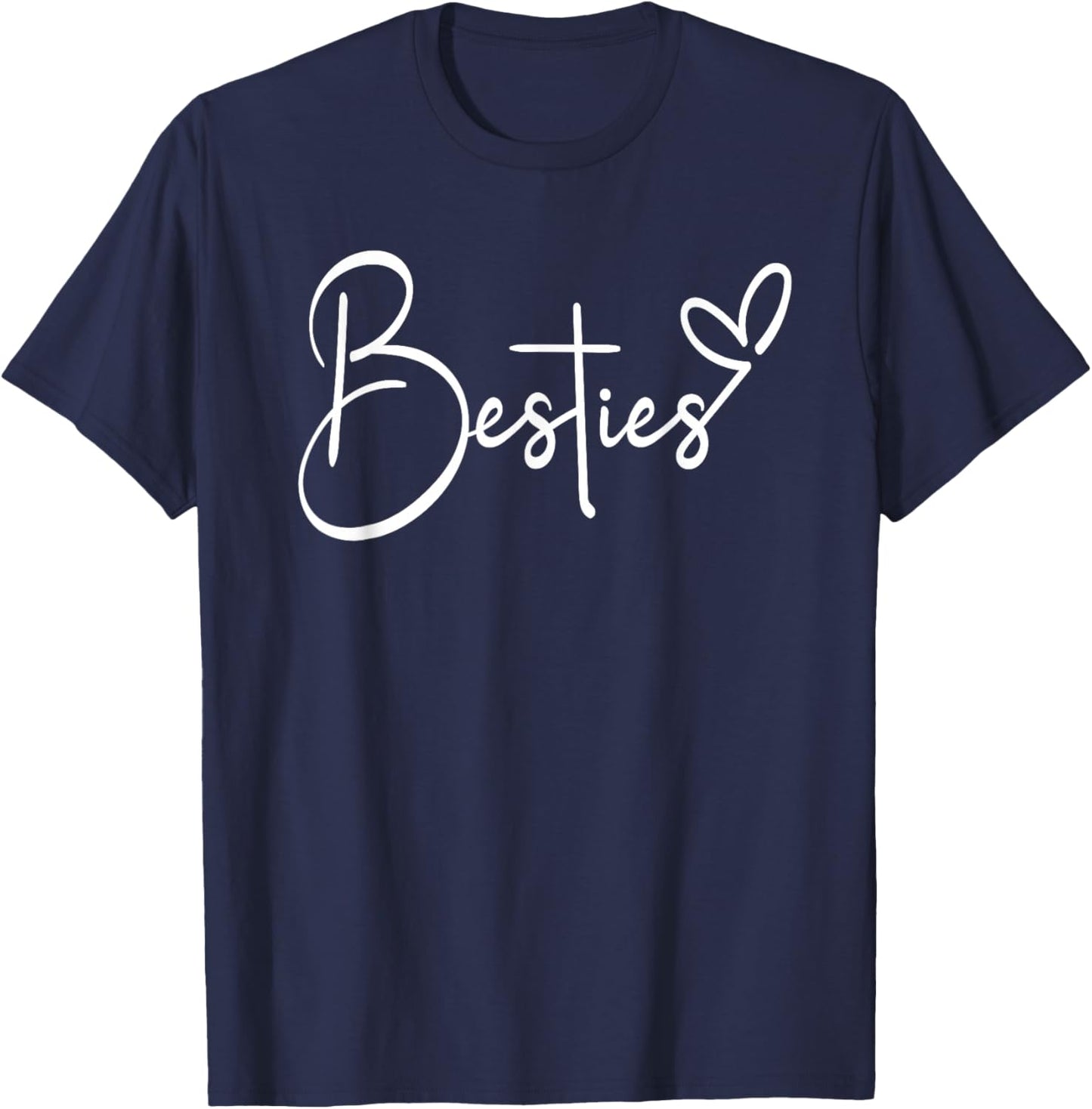 Best Friend Cute Besties T-Shirt - T-Shirt | Navy