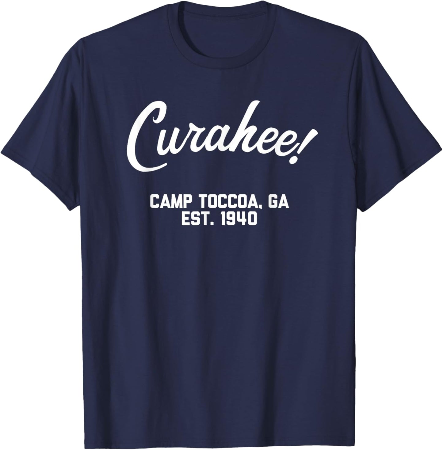 Curahee Camp Toccoa Georgia Airborne T-Shirt - T-Shirt | Navy