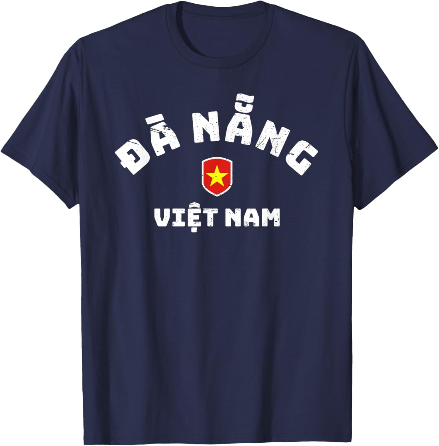 Da Nang Vietnam - Vietnamese Flag Da Nang T-Shirt - T-Shirt | Navy