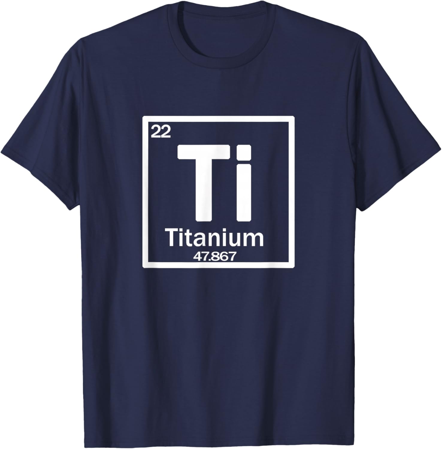 Ti - titanium chemical element T-Shirt - T-Shirt | Navy