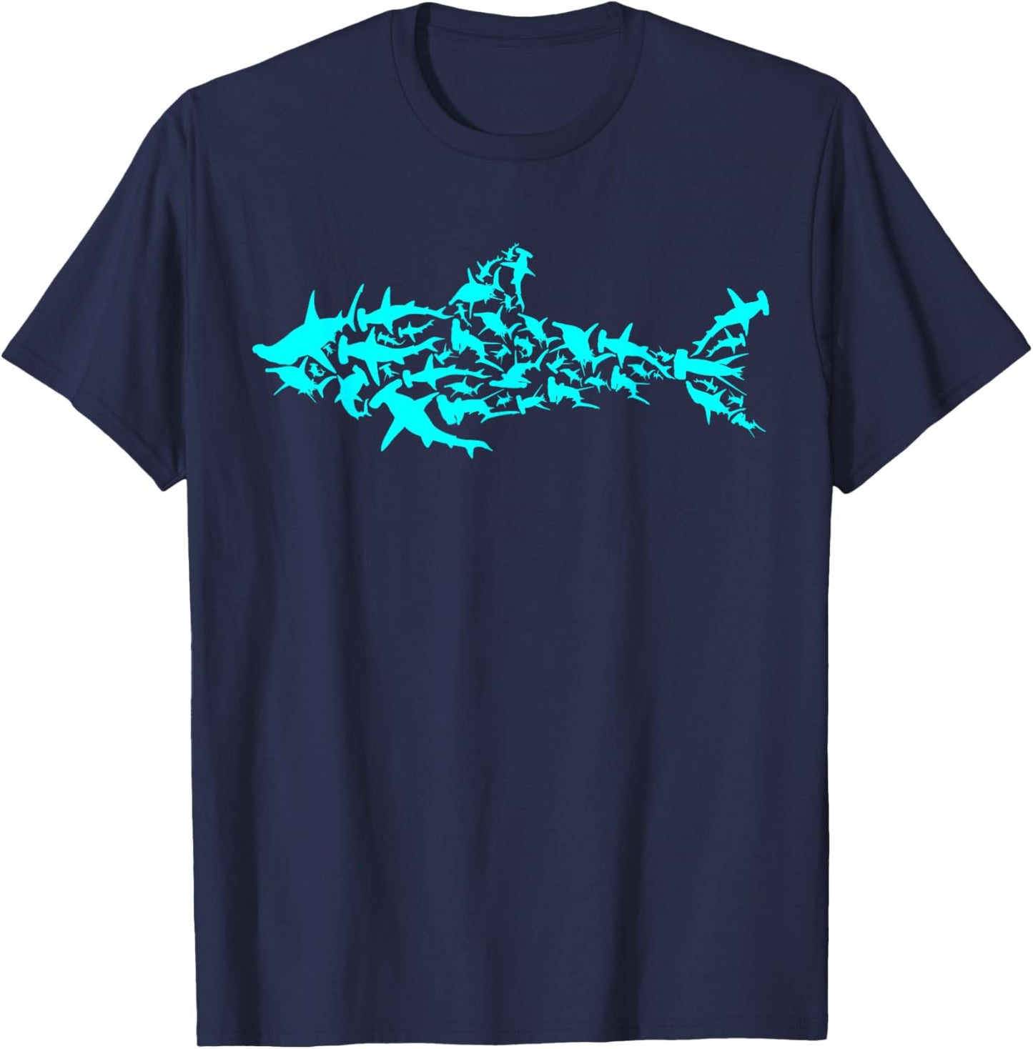 Shark Fish - Hammerhead Shark Lover Sharks - Shark T-Shirt - T-Shirt | Navy