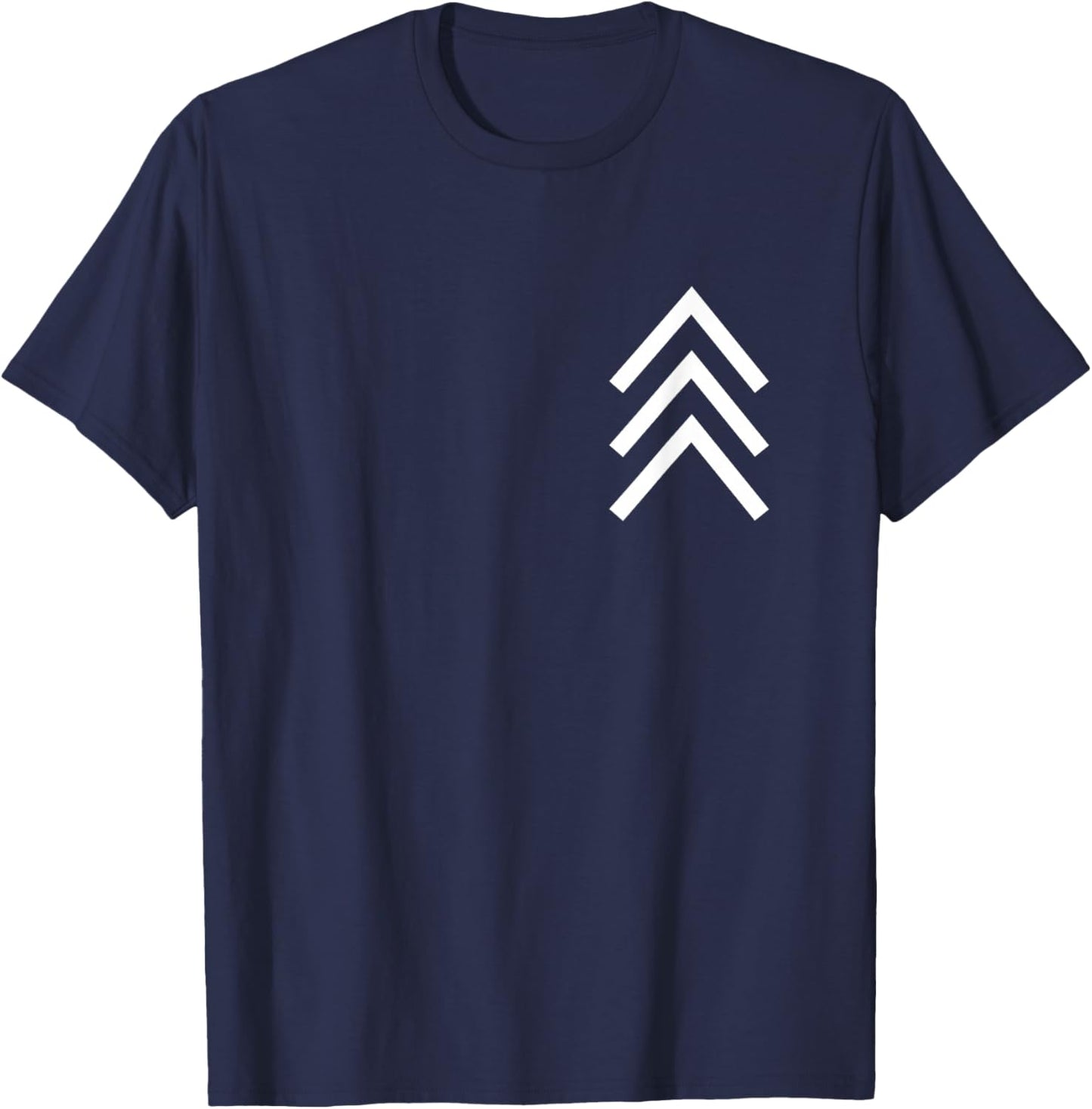 Trisomy 21 Down Syndrome Three Chromosome Arrows T-Shirt - T-Shirt | Navy