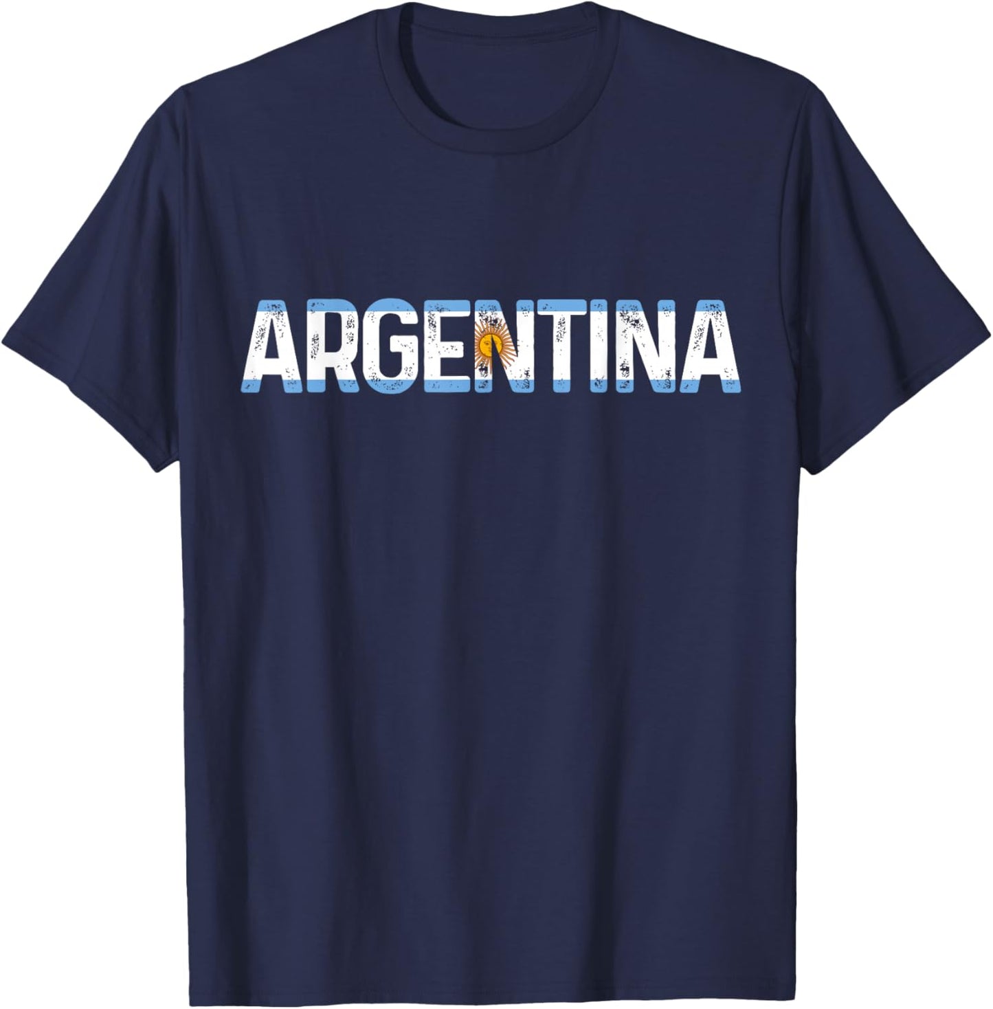 Argentina Argentina Flag T-Shirt - T-Shirt | Navy