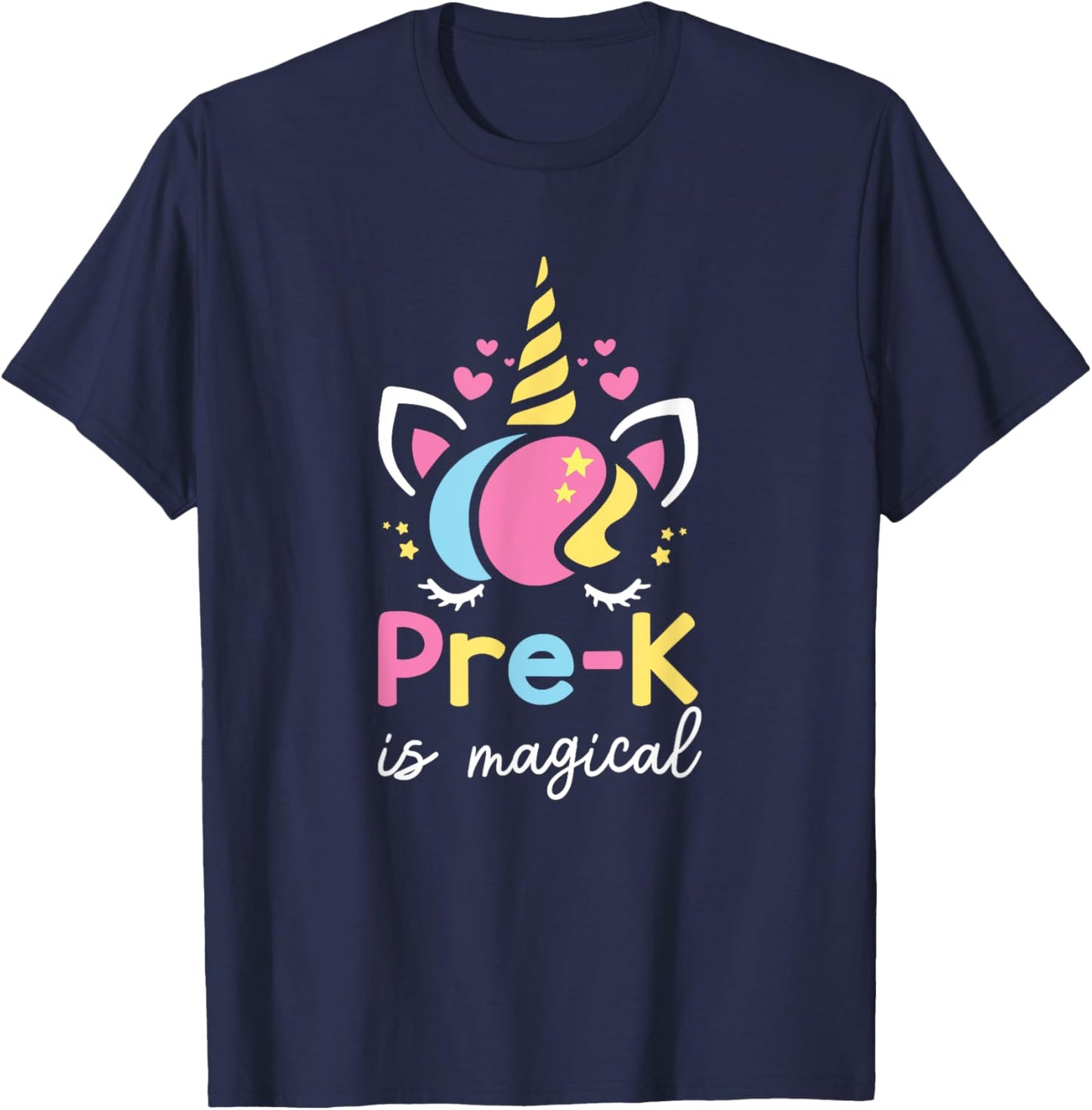 Preschool is Magical Nursery Back to School T-Shirt - T-Shirt | Navy