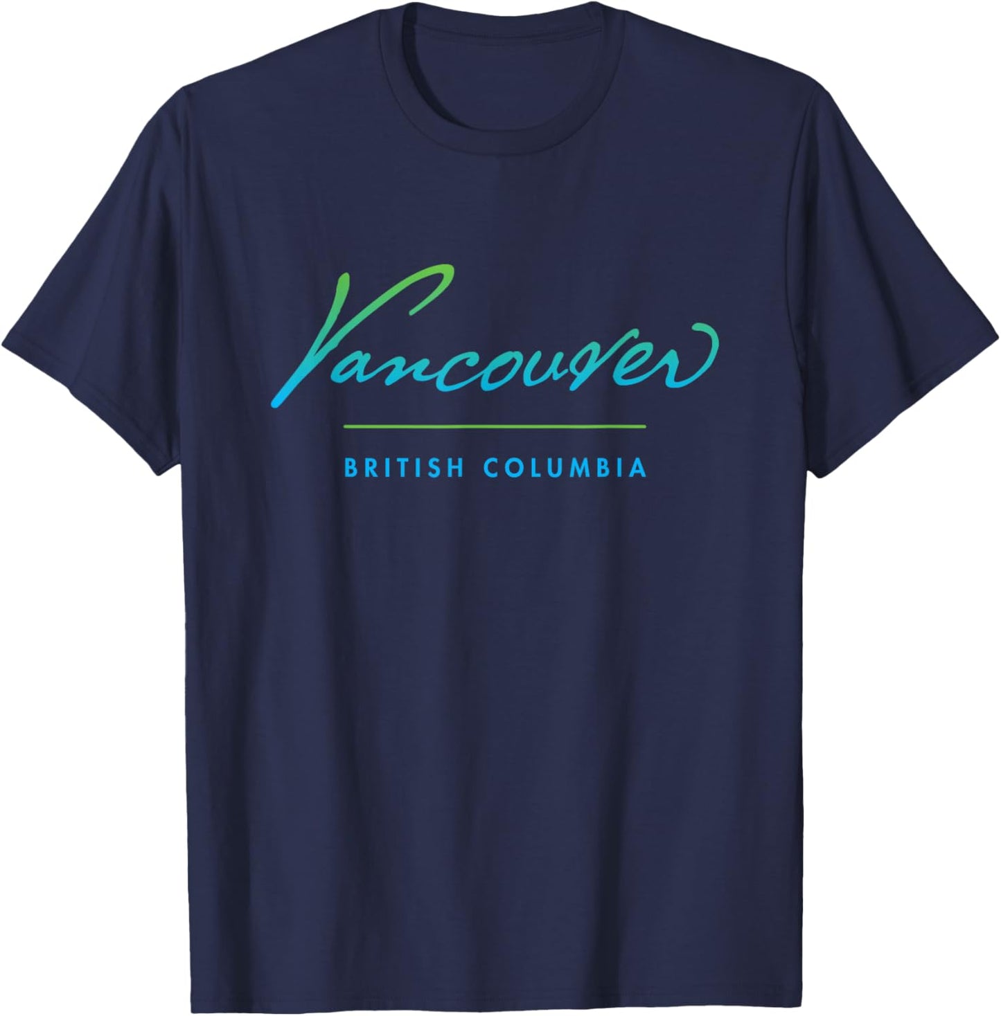 Vancouver British Columbia T-Shirt - T-Shirt | Navy