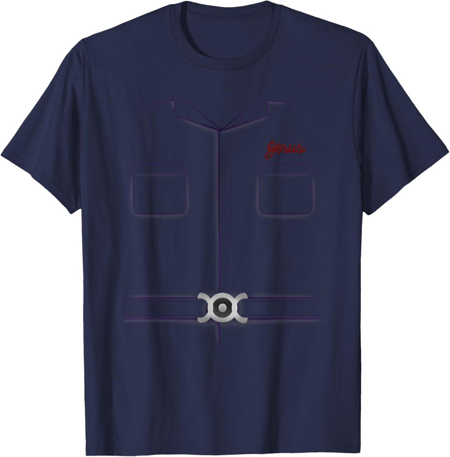 The Big Lebowski Jesus Halloween Costume Bowling T-Shirt - T-Shirt | Navy