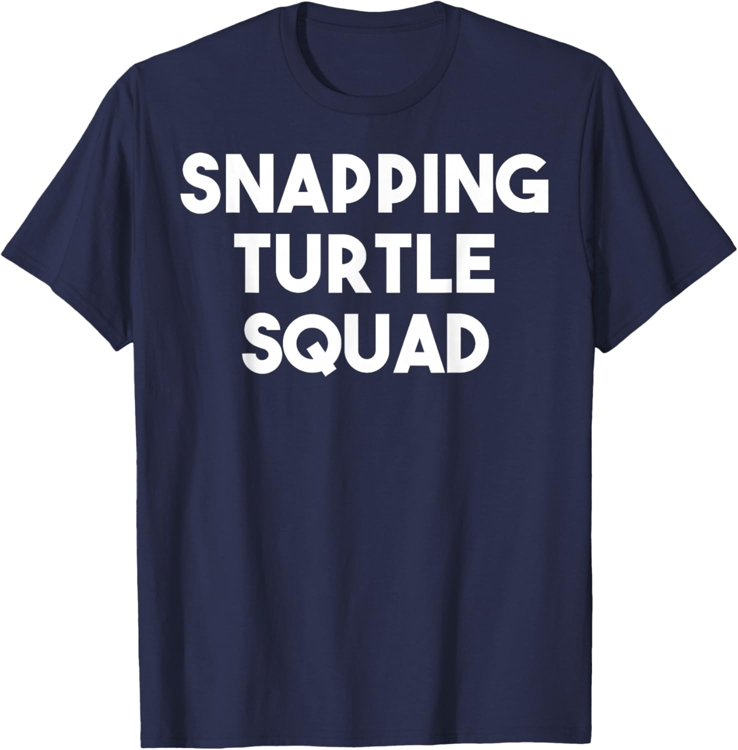 Snapping Turtle Squad - Funny Snapping Turtle Lover T-Shirt - T-Shirt | Navy