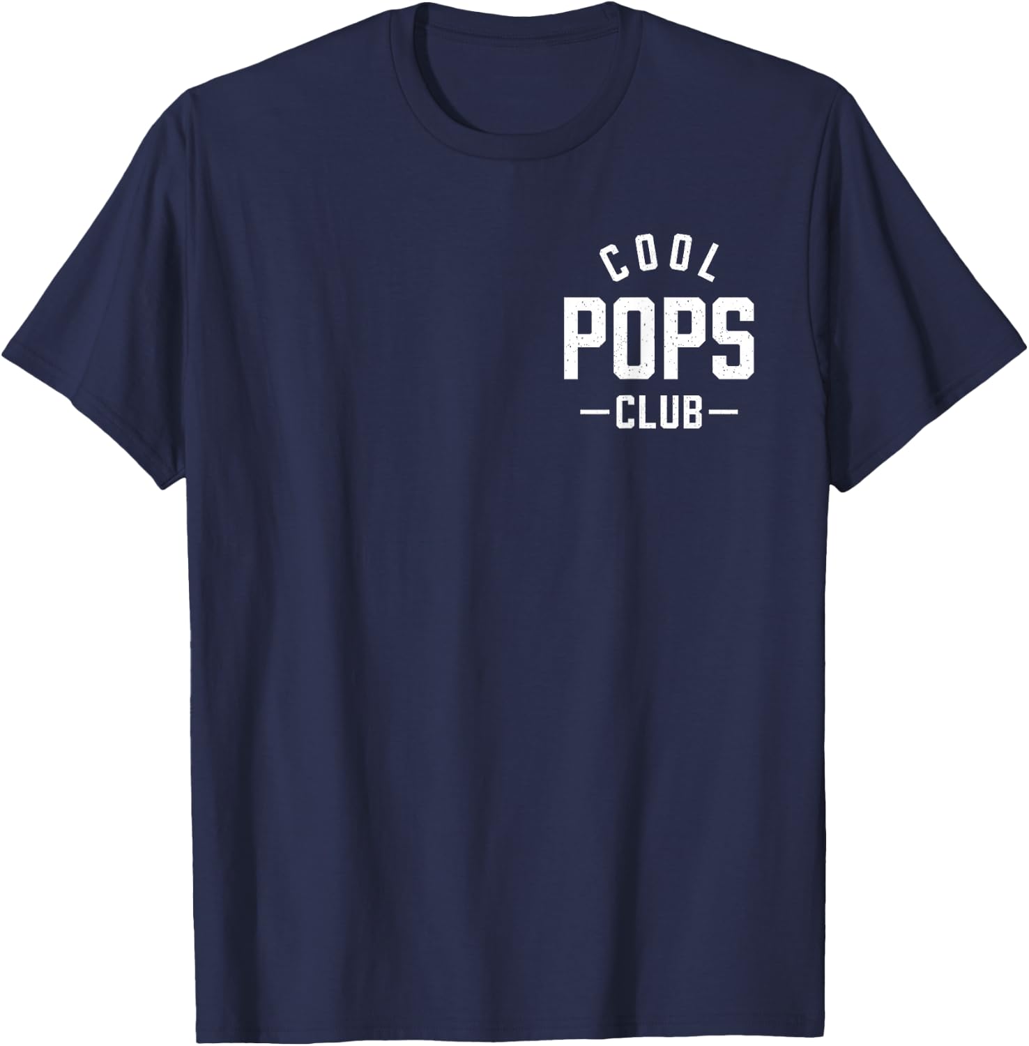 Pocket Cool Pops Club Best Pops Ever Retro Father's Day T-Shirt - T-Shirt | Navy