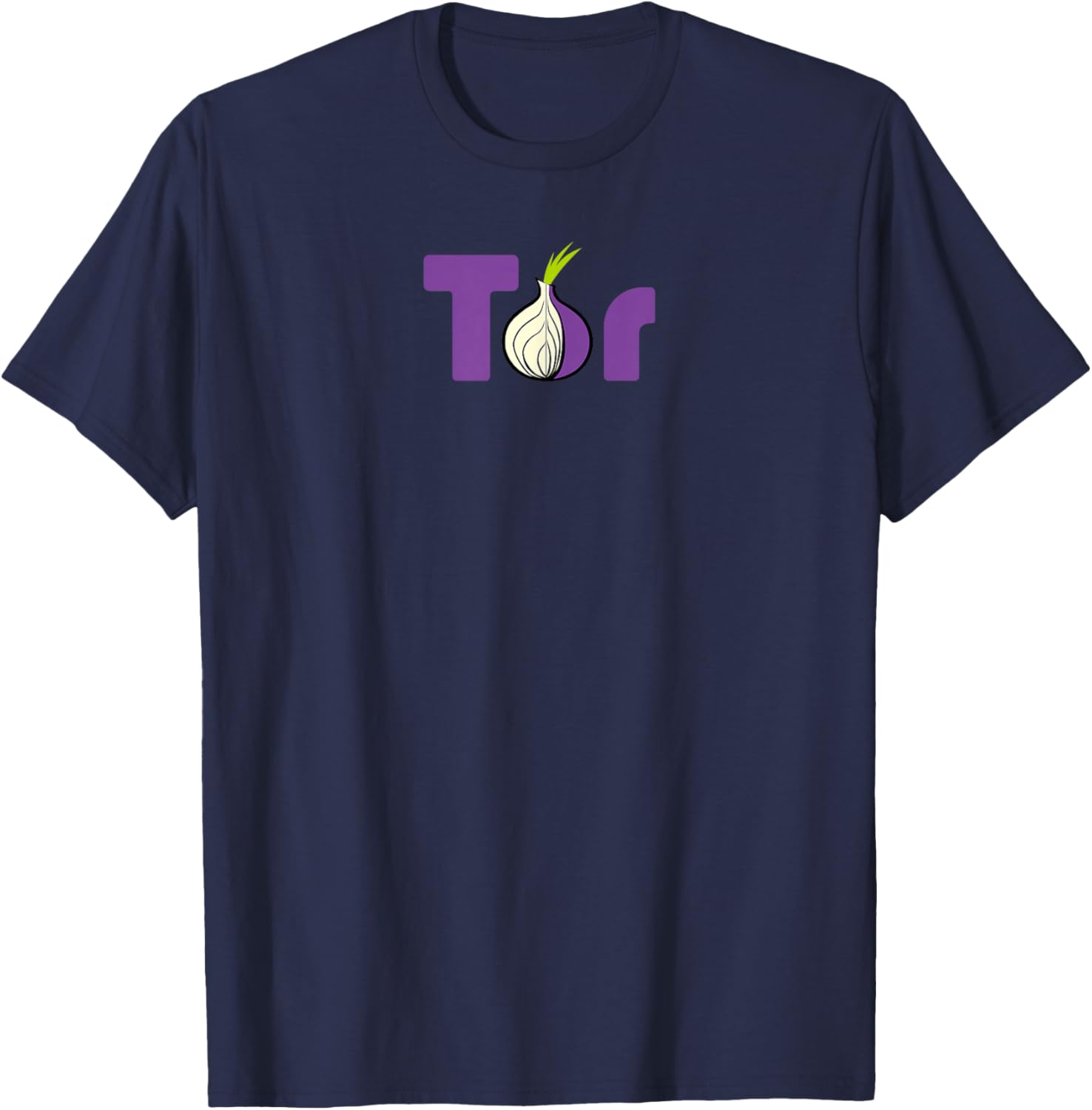 Tor Project Onion Browser History Dark Web Dark Net Internet T-Shirt - T-Shirt | Navy