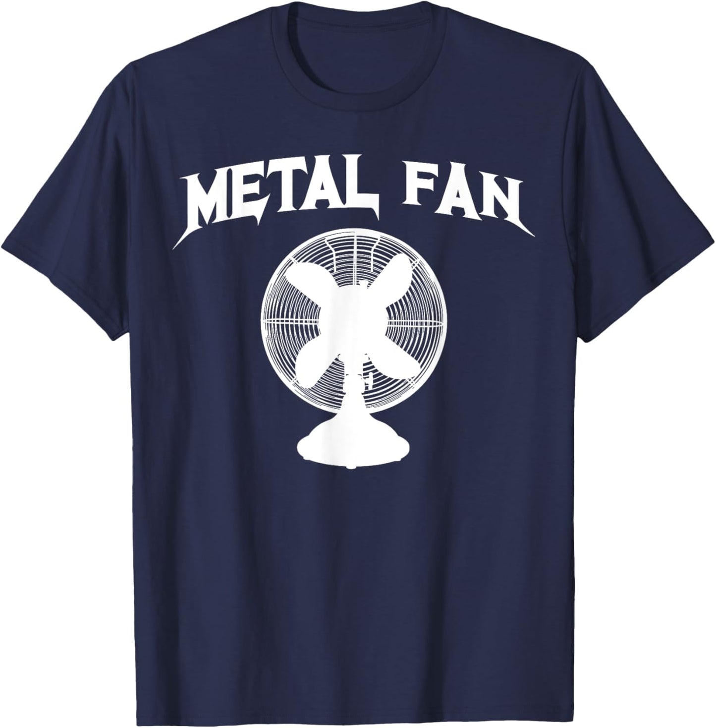 Metal Fan funny Heavy Metal fan T-Shirt - T-Shirt | Navy