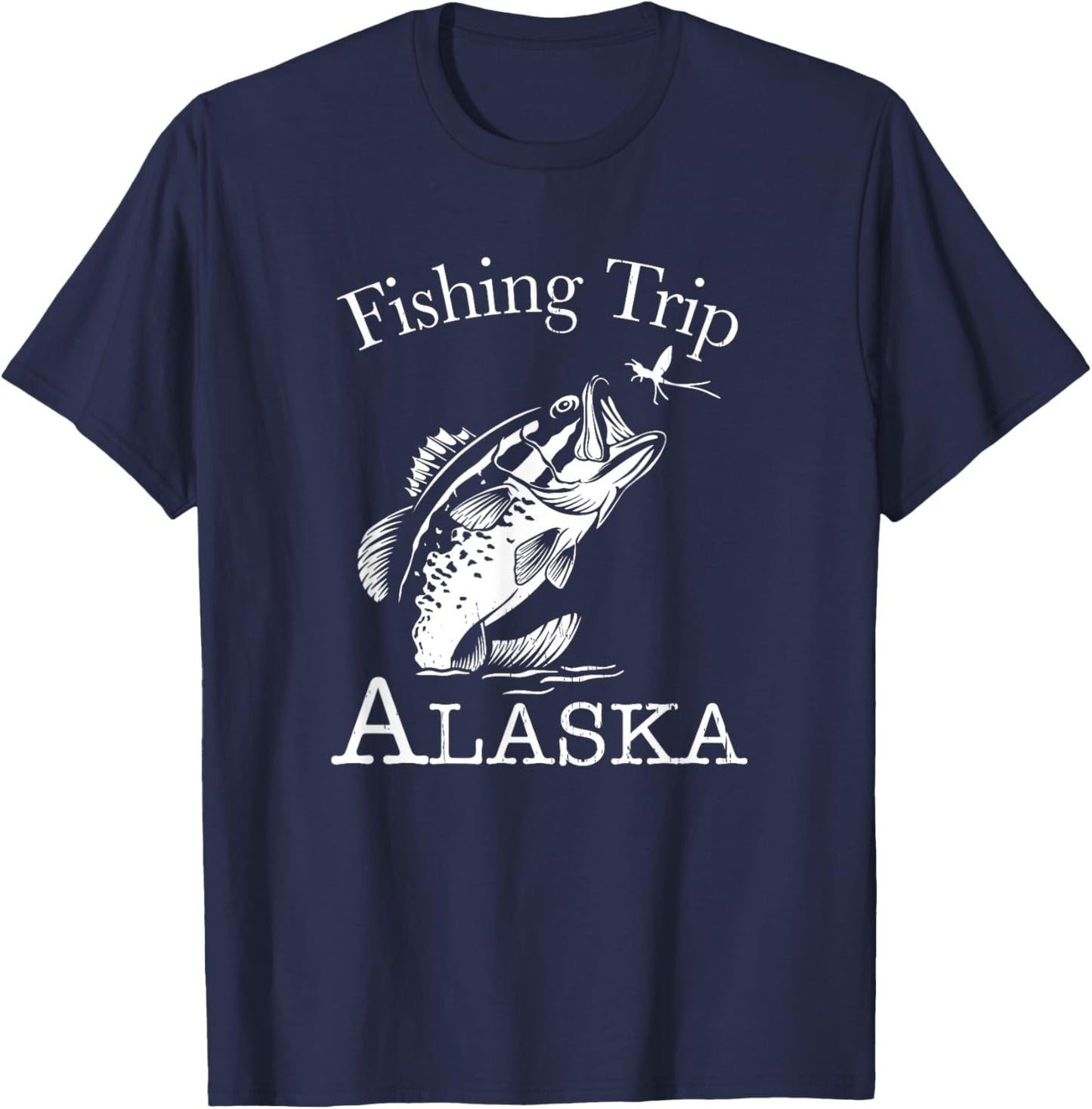 Alaska Fishing Trip T-Shirt - T-Shirt | Navy