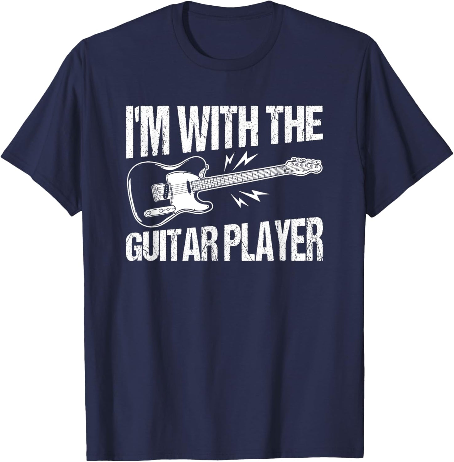 I'm With The Guitar T-Shirt - T-Shirt | Navy