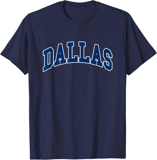 DALLAS - Throwback Design - Classic T-Shirt - T-Shirt | Navy