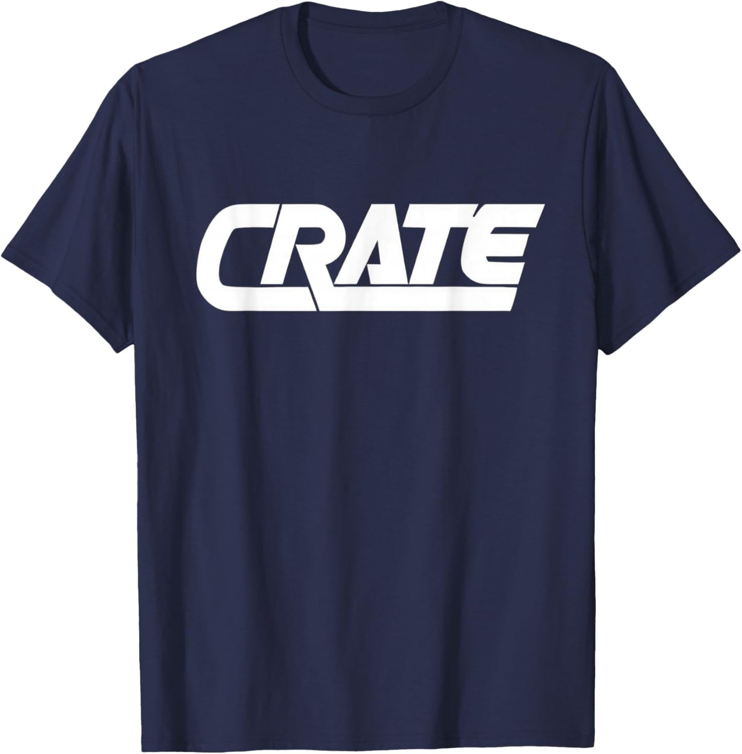 Crate Guitar Amp Retro Vintage Guitarist T-Shirt - T-Shirt | Navy