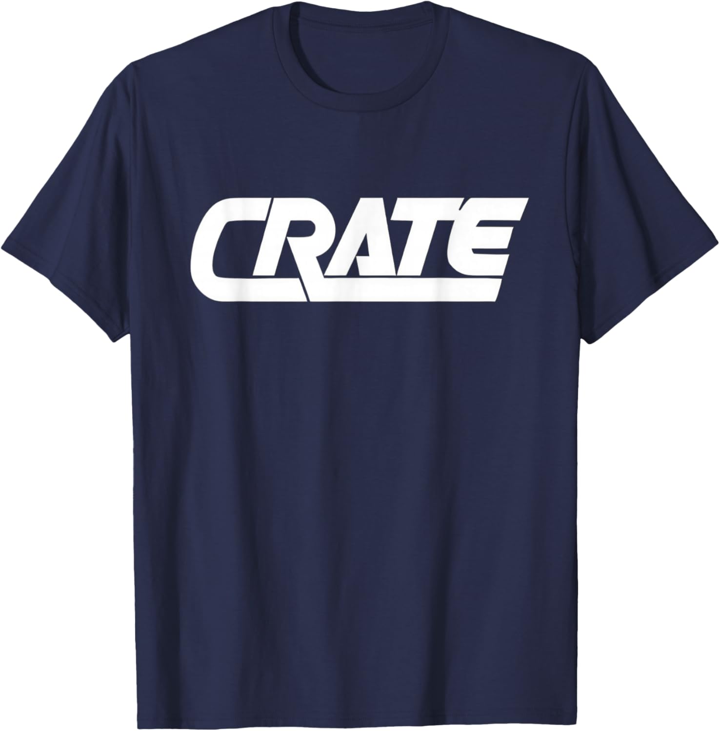 Crate Guitar Amp Retro Vintage Guitarist T-Shirt - T-Shirt | Navy
